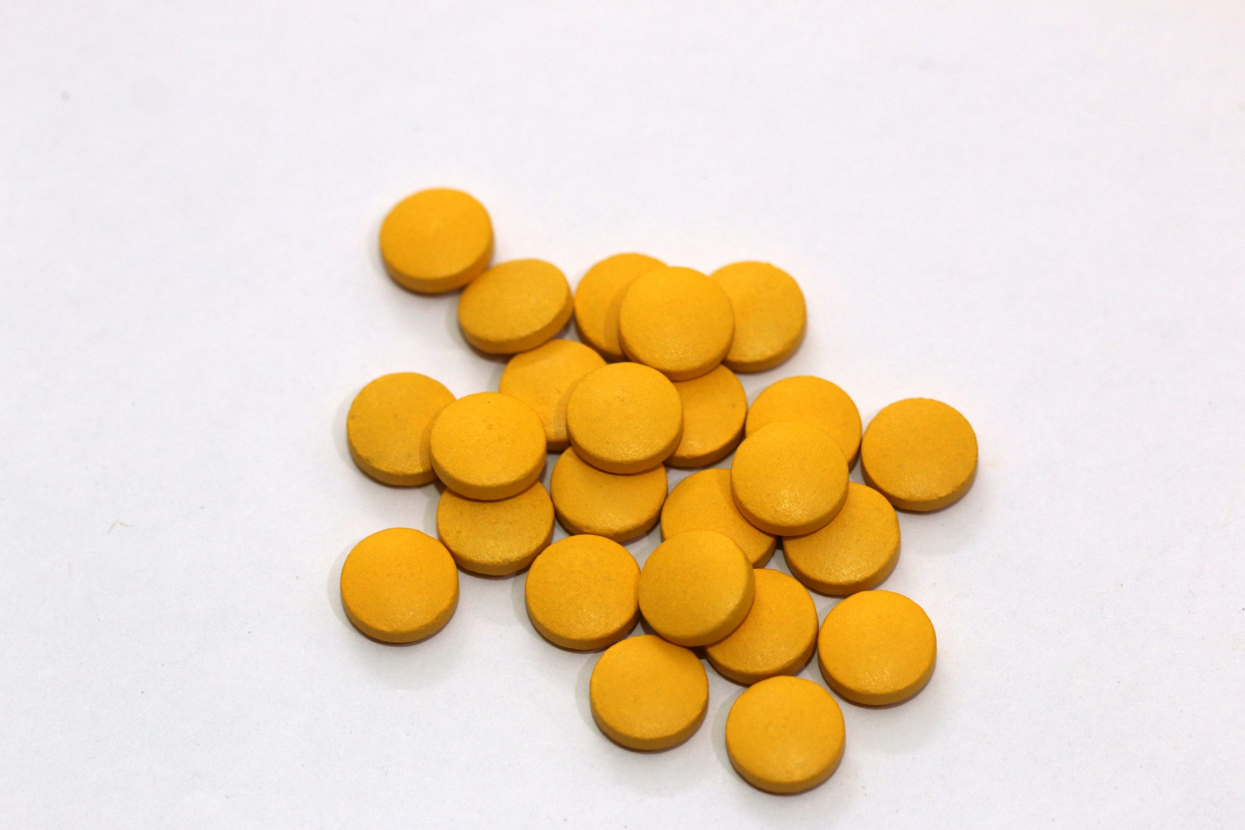 Yellow pills.