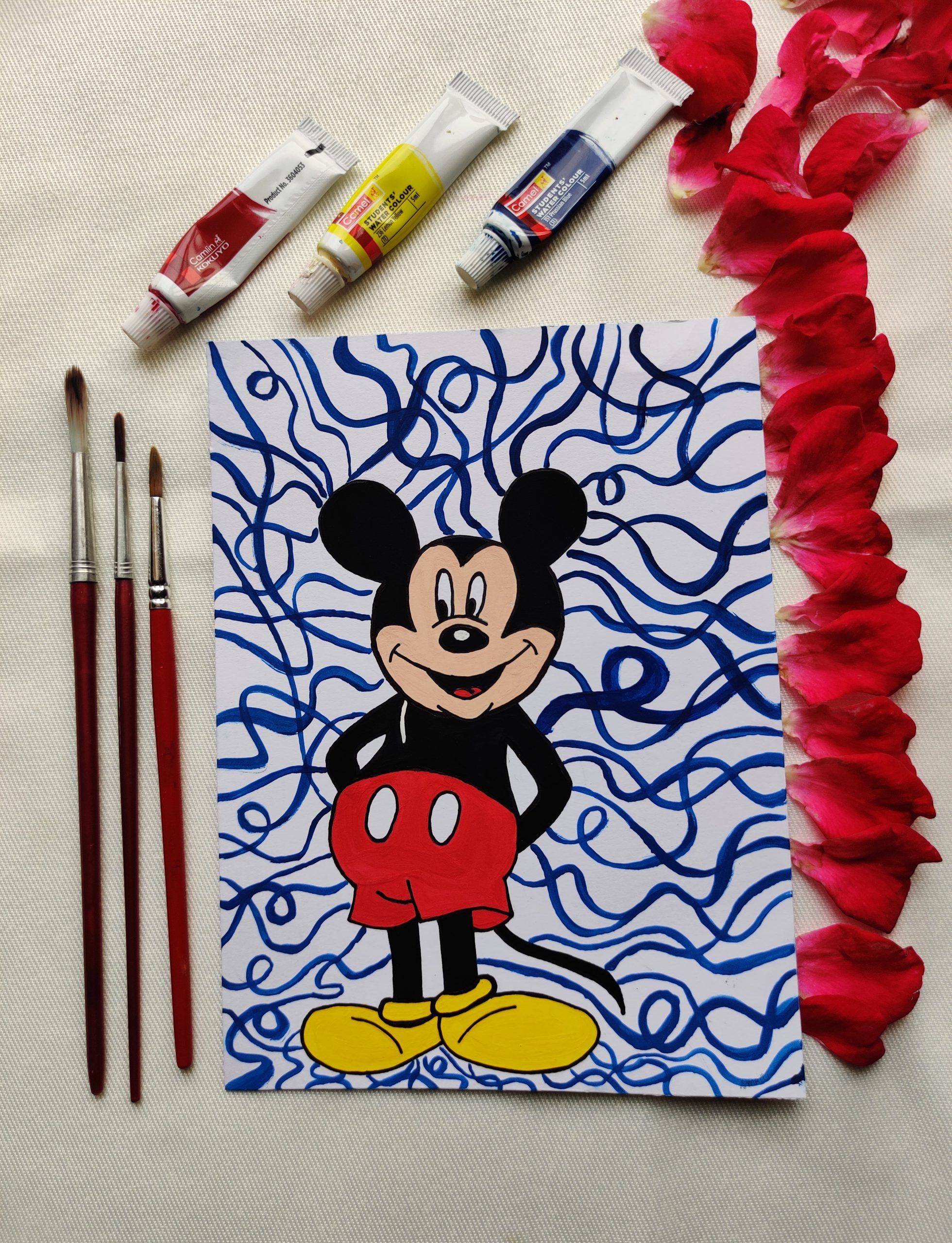 Mickey mouse painting