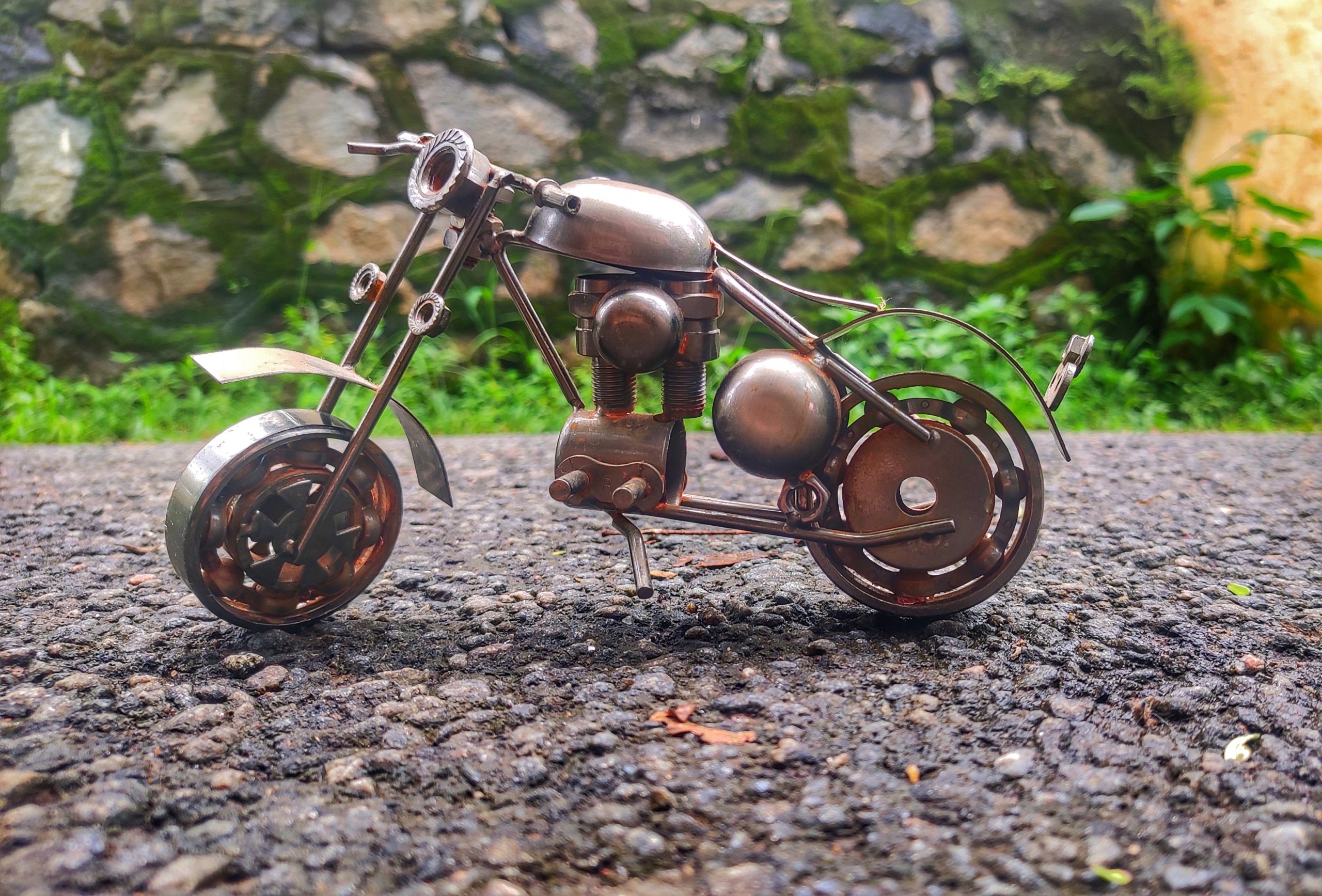 A miniature of moto bike