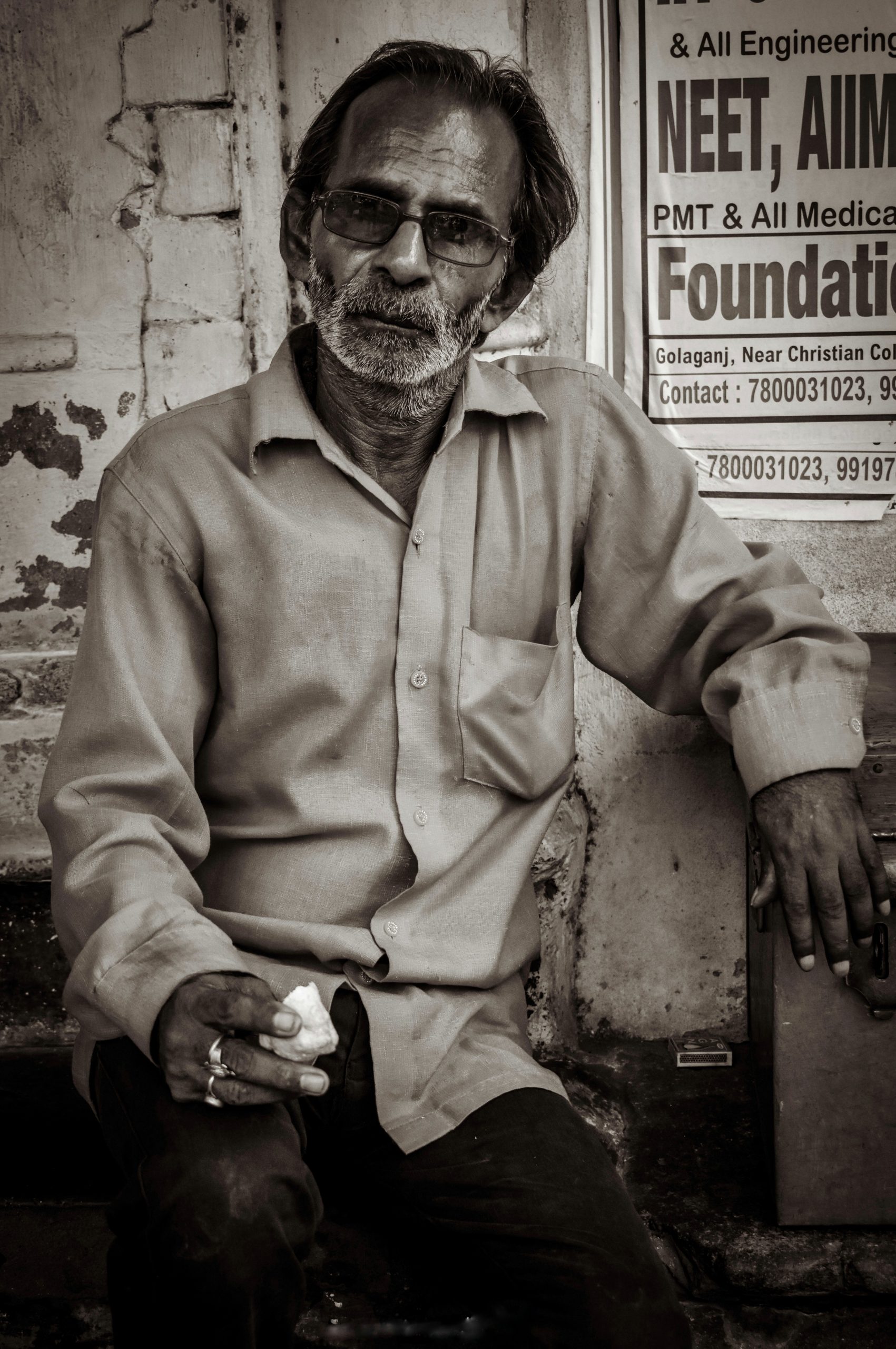 Portrait of an old man