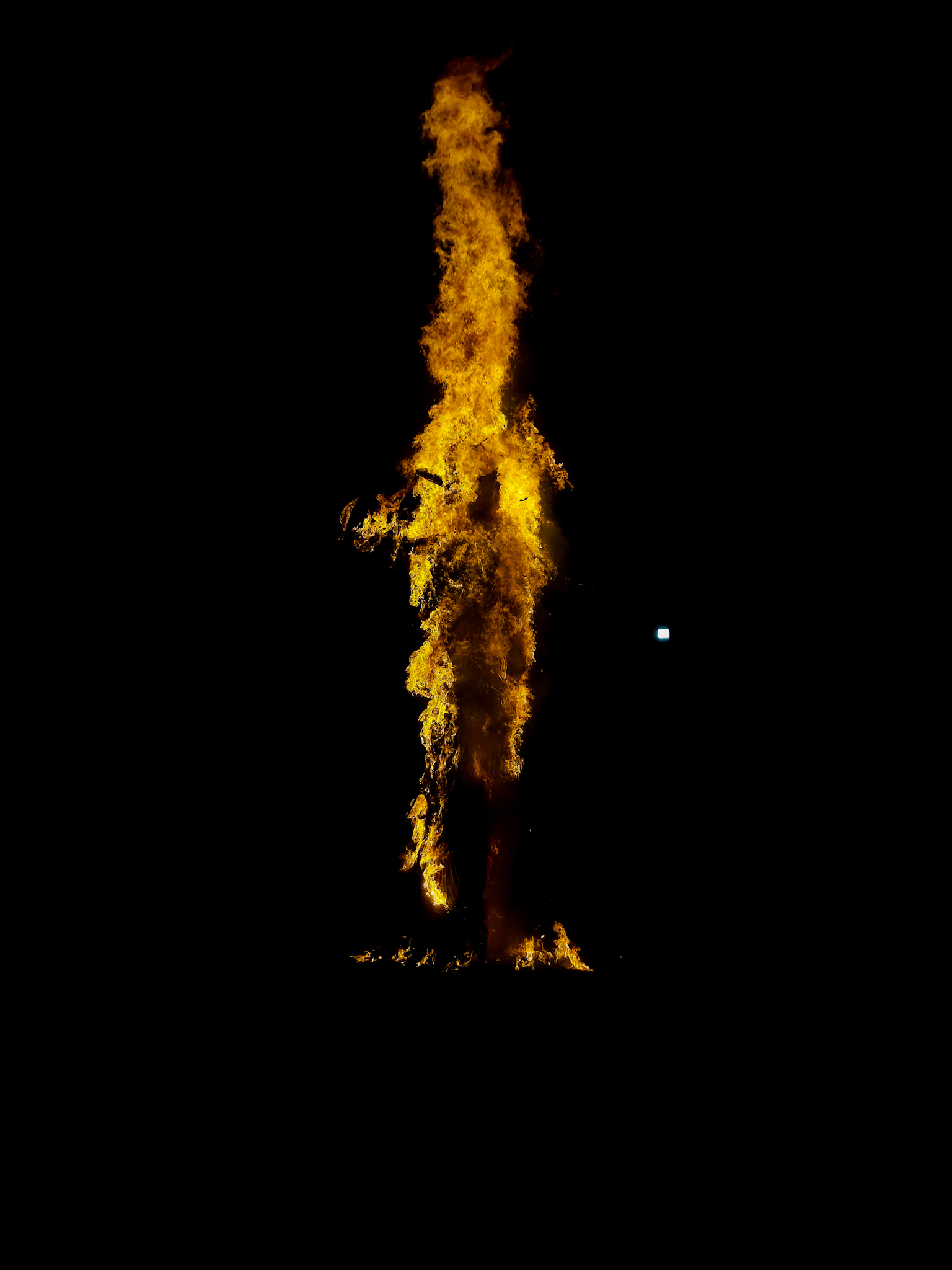 burning ravan effigy