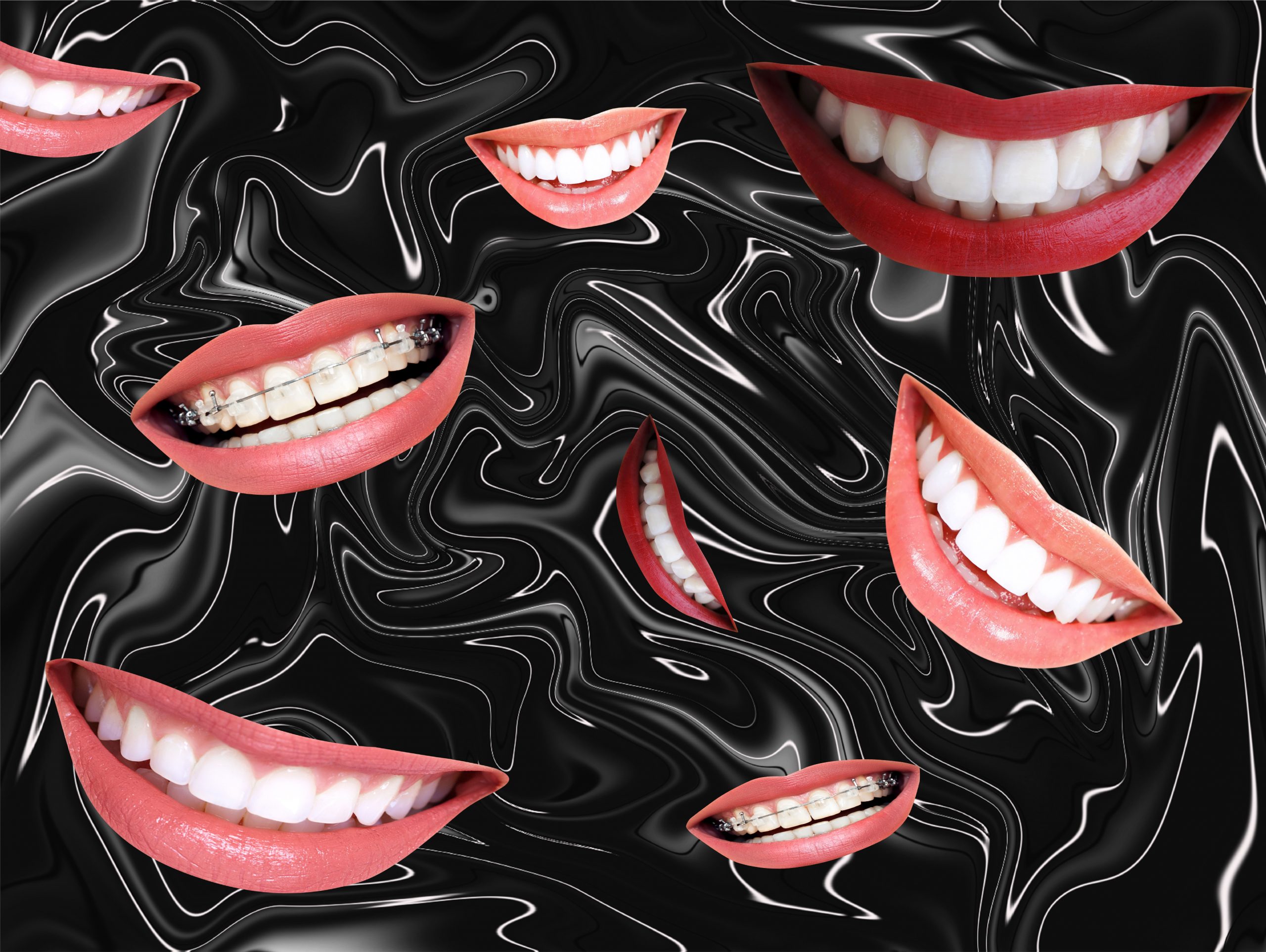 Smiling teeth