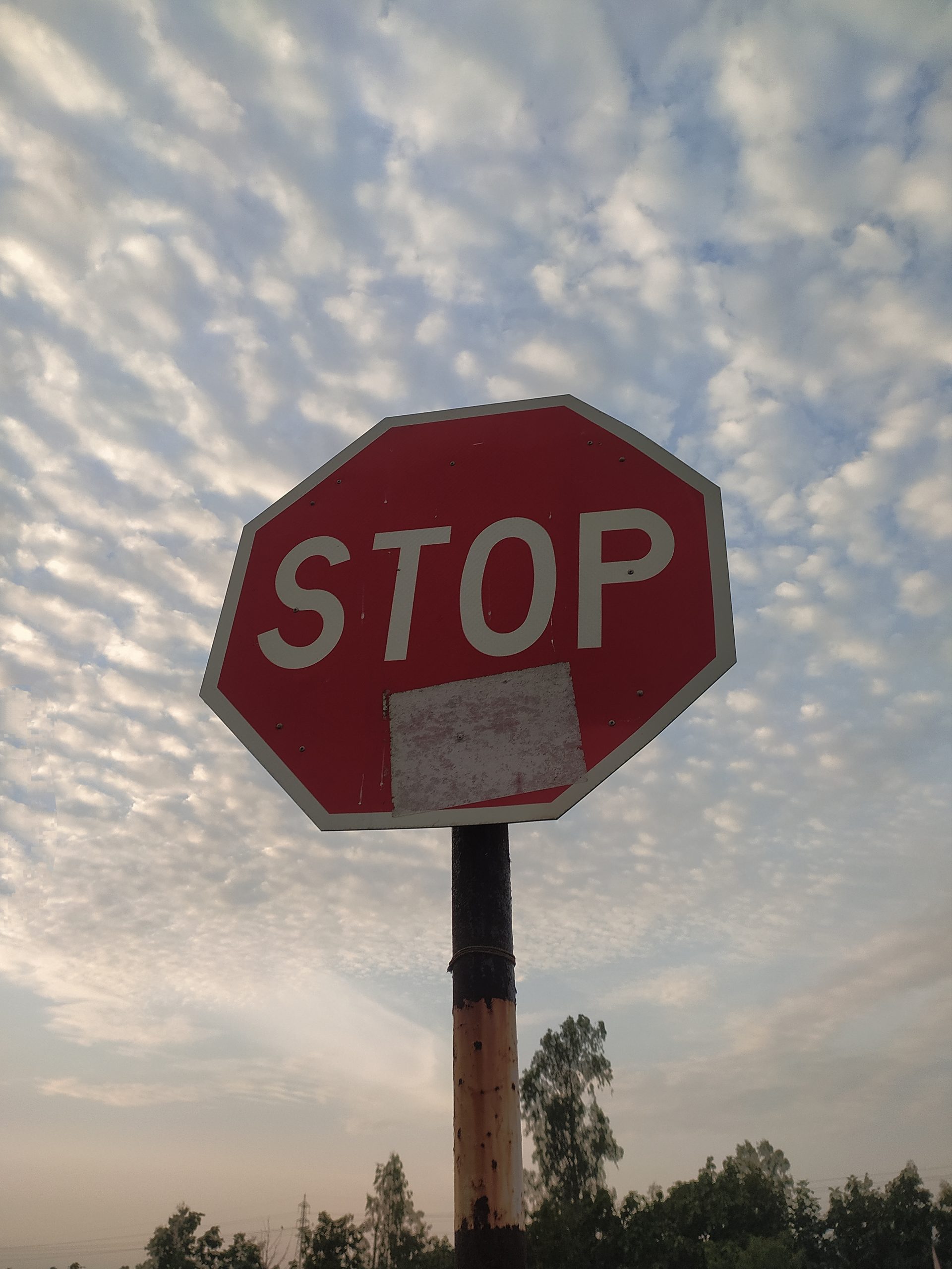 Stop sign board