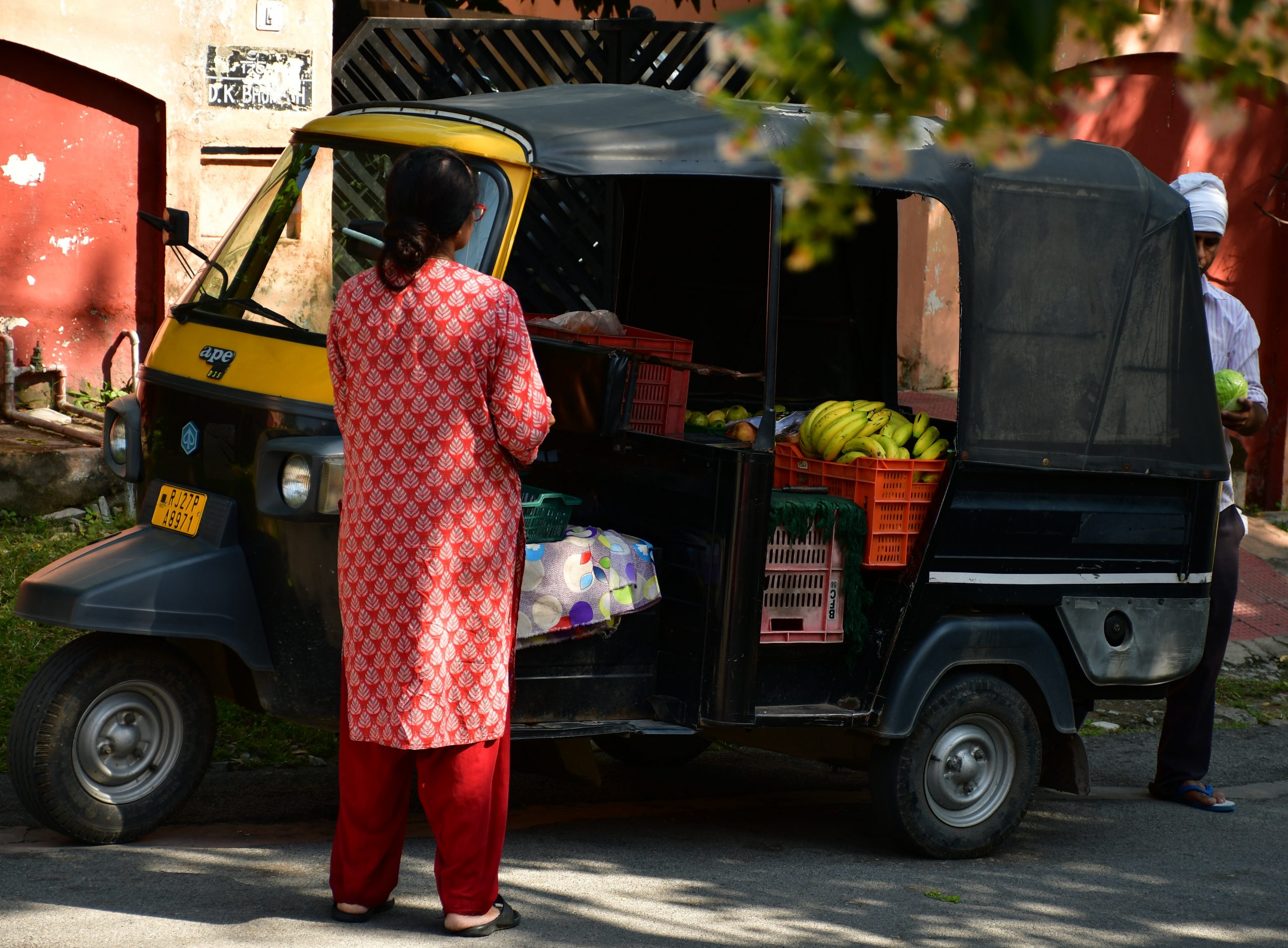 Vegetable seller