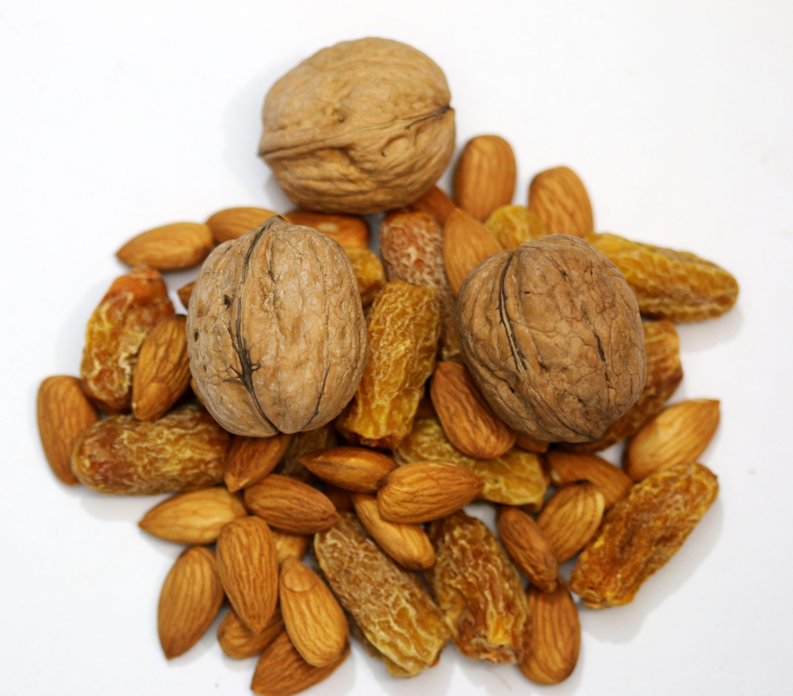 Walnut, dates and almonds