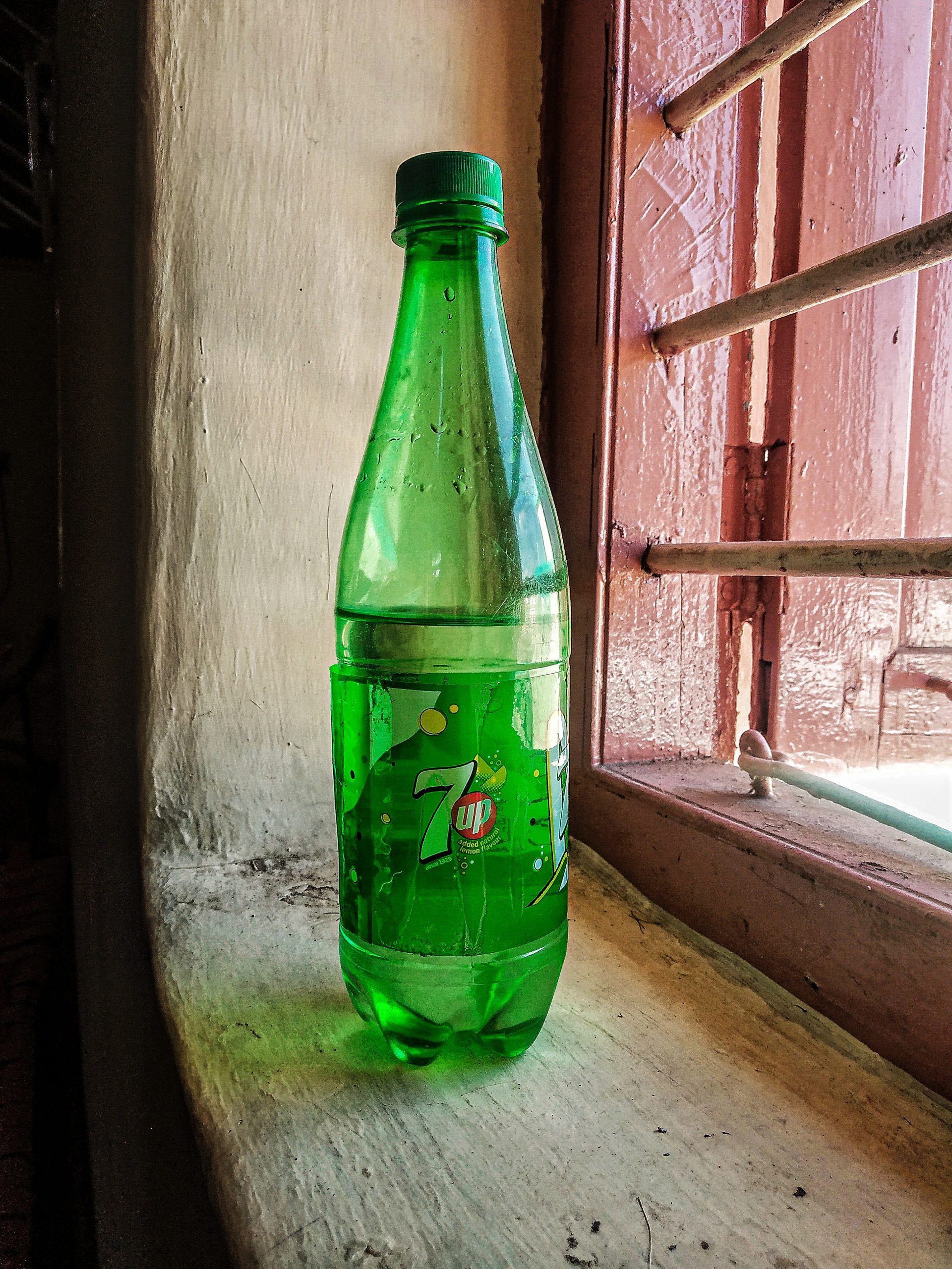 A soft drink bottle
