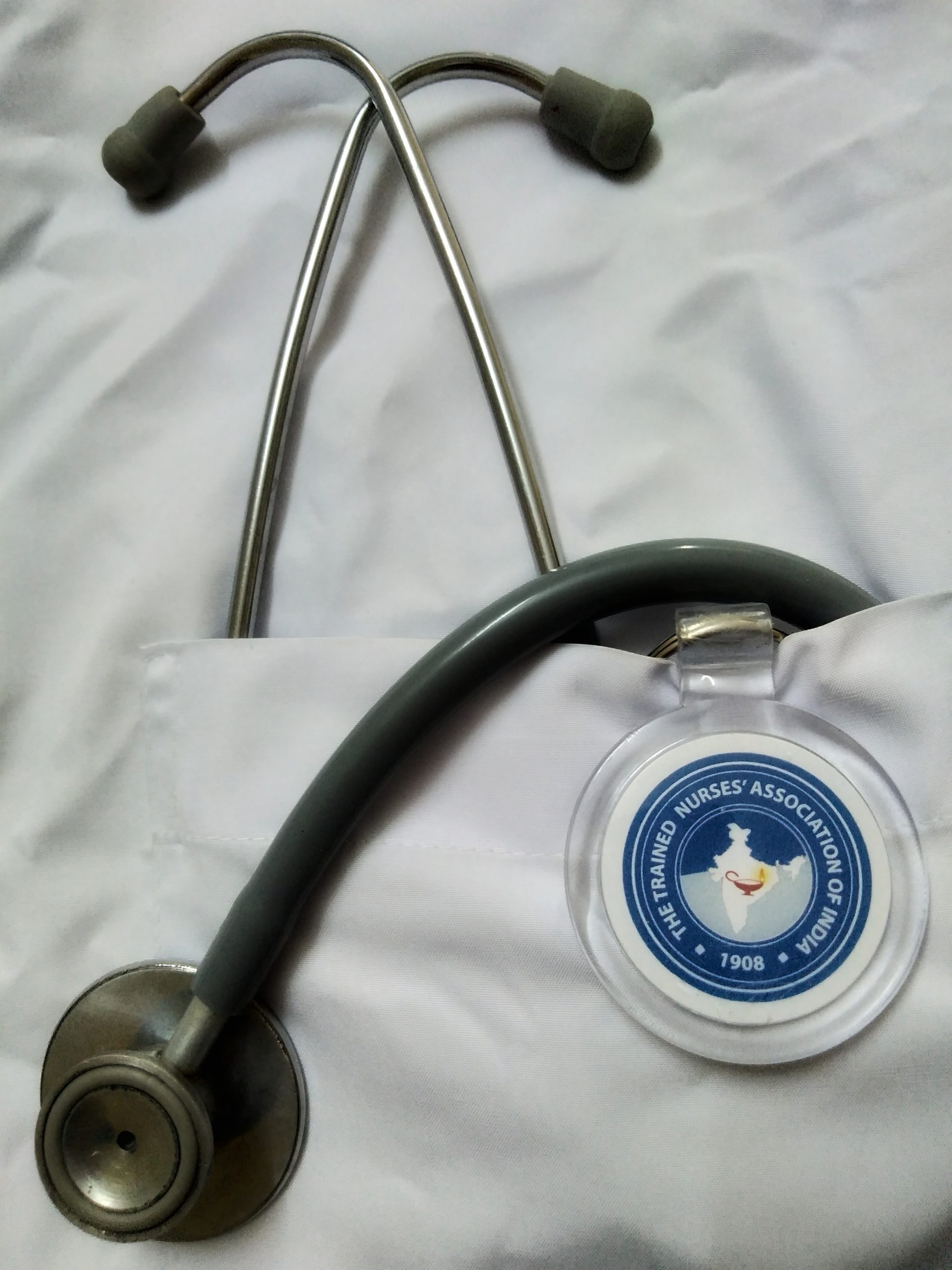 Stethoscope in pocket