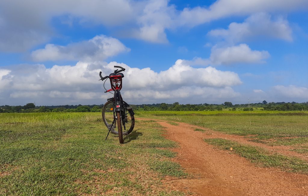 A bicycle in an plane land PixaHive