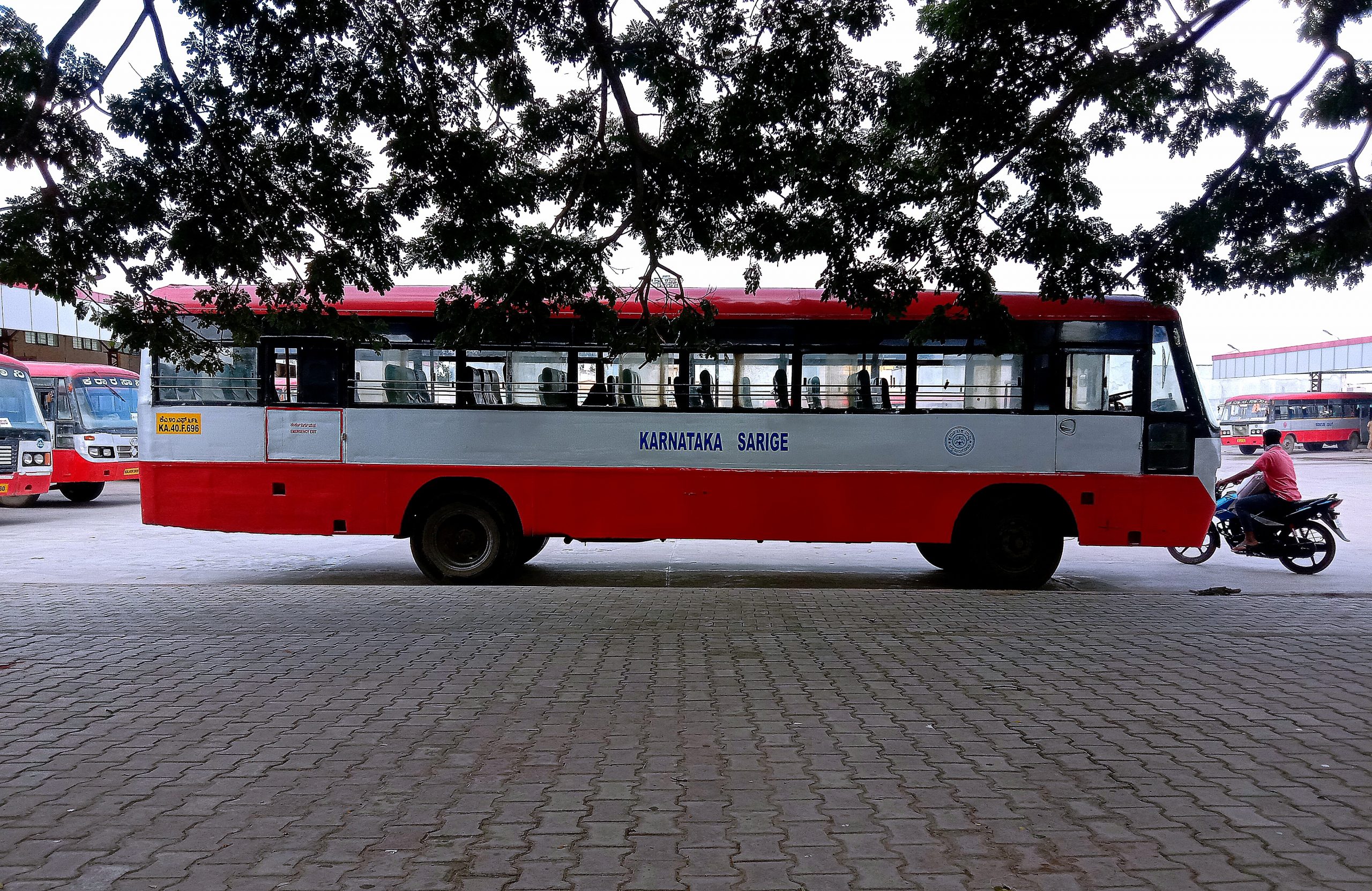 A bus stand