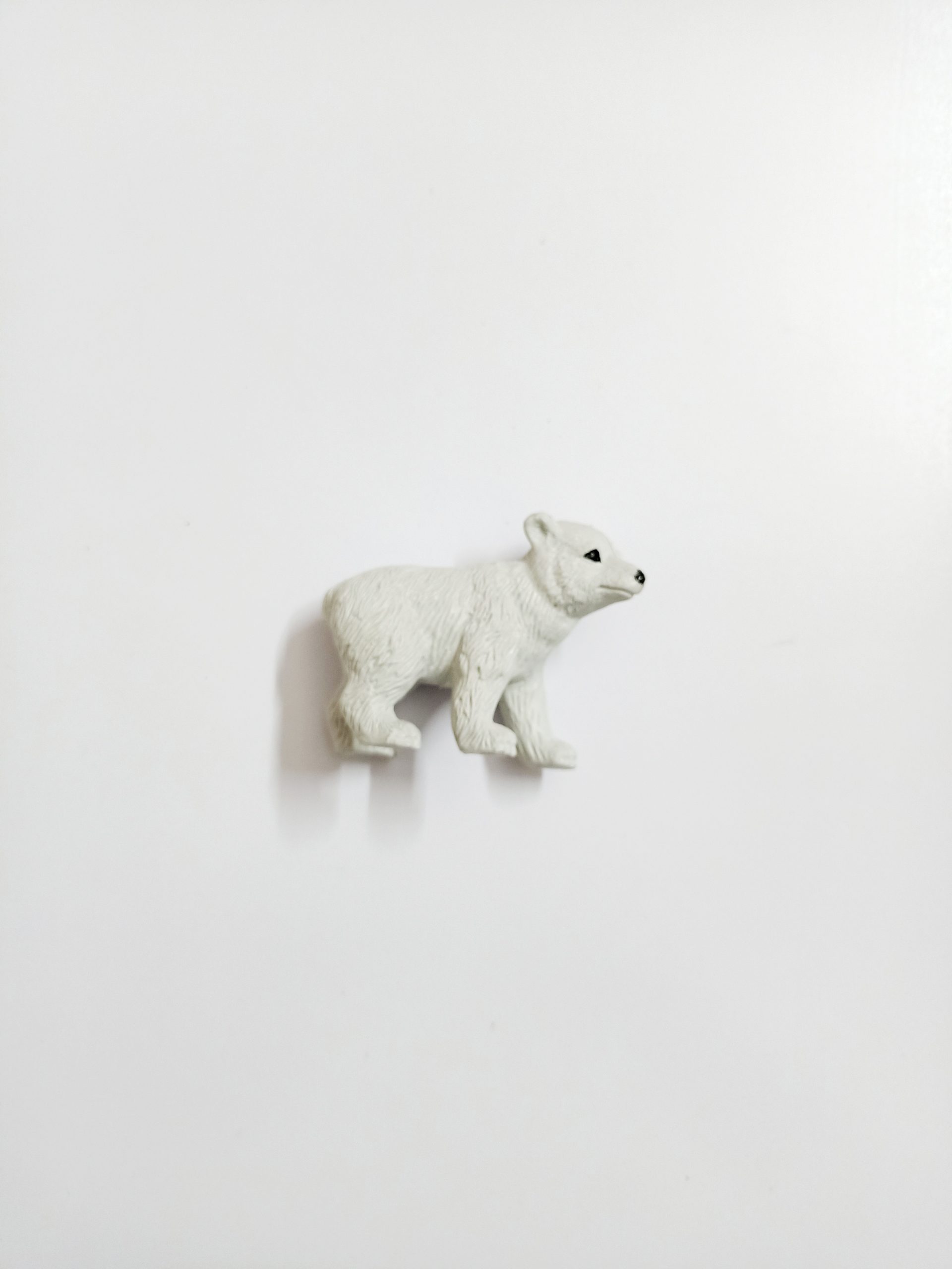 A polar bear toy