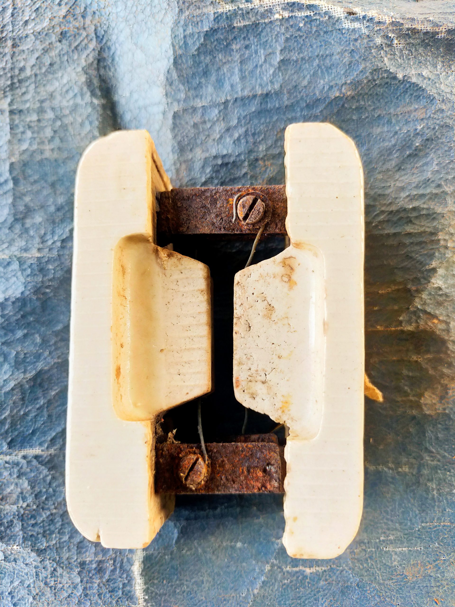 An old electrical fuse