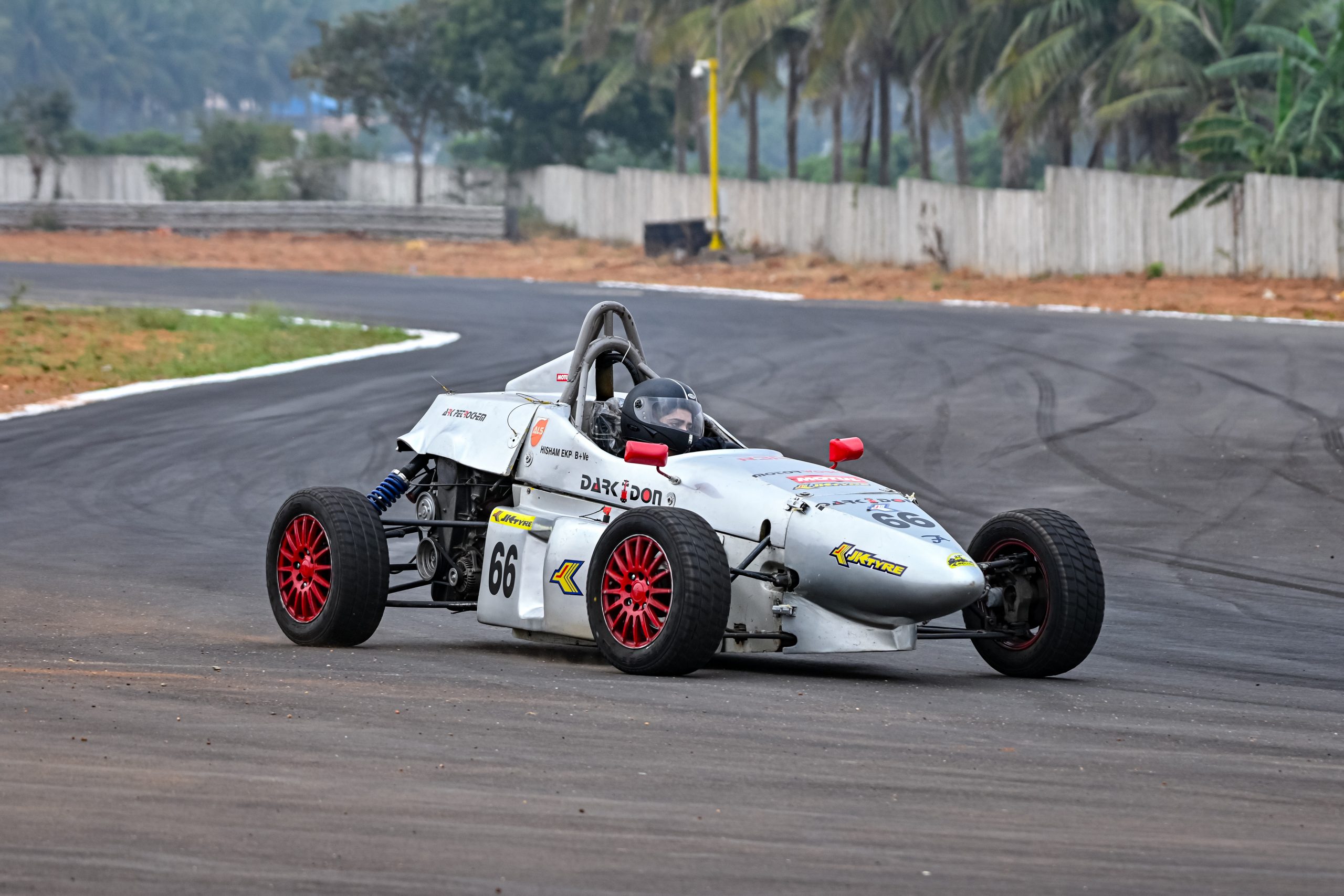 racing car on track