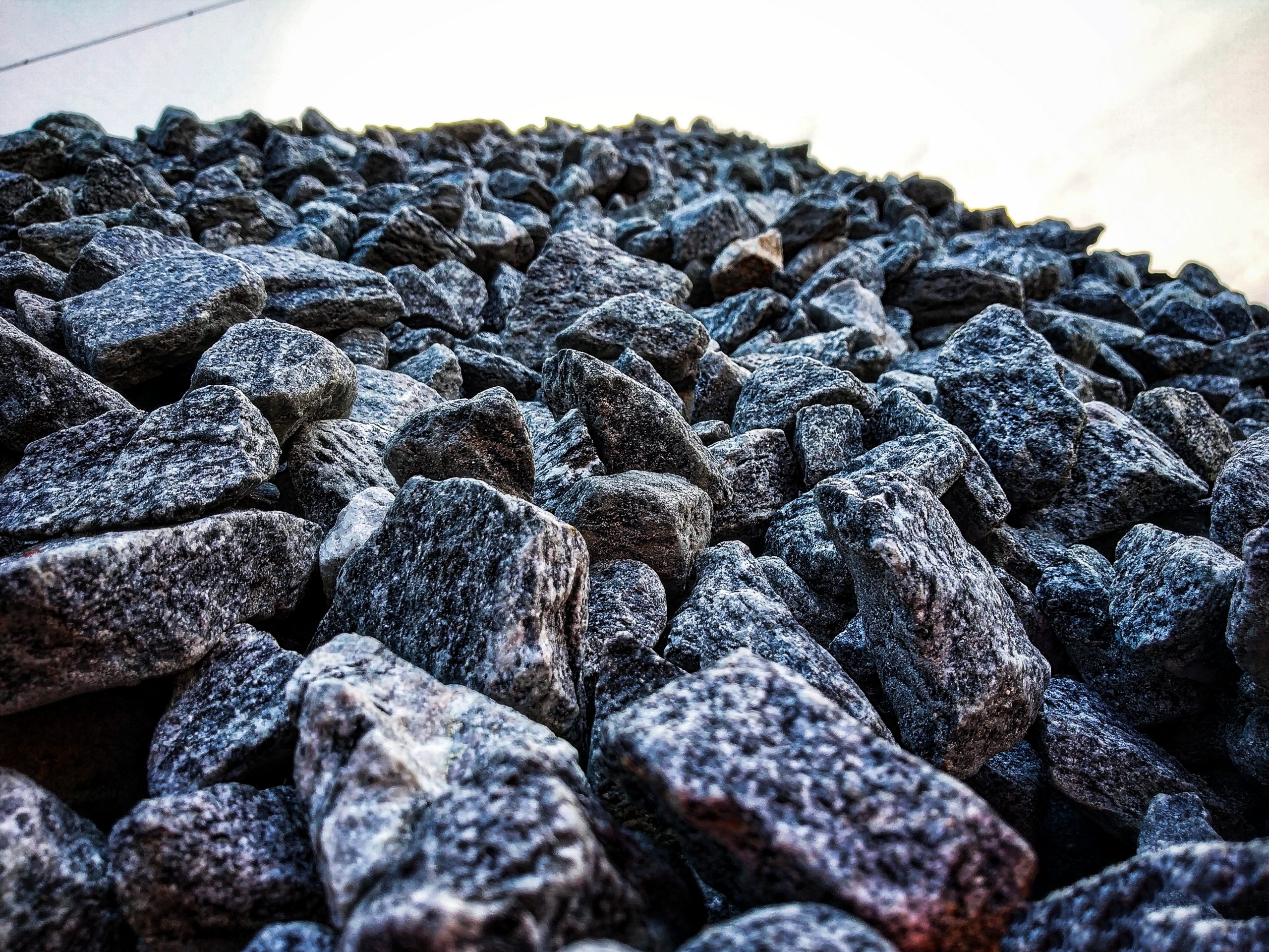 Gravels of rocks