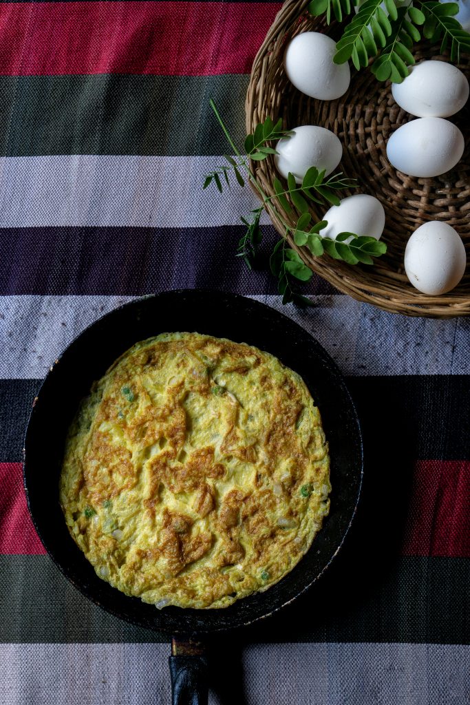Healthy omelet in a frying pan PixaHive