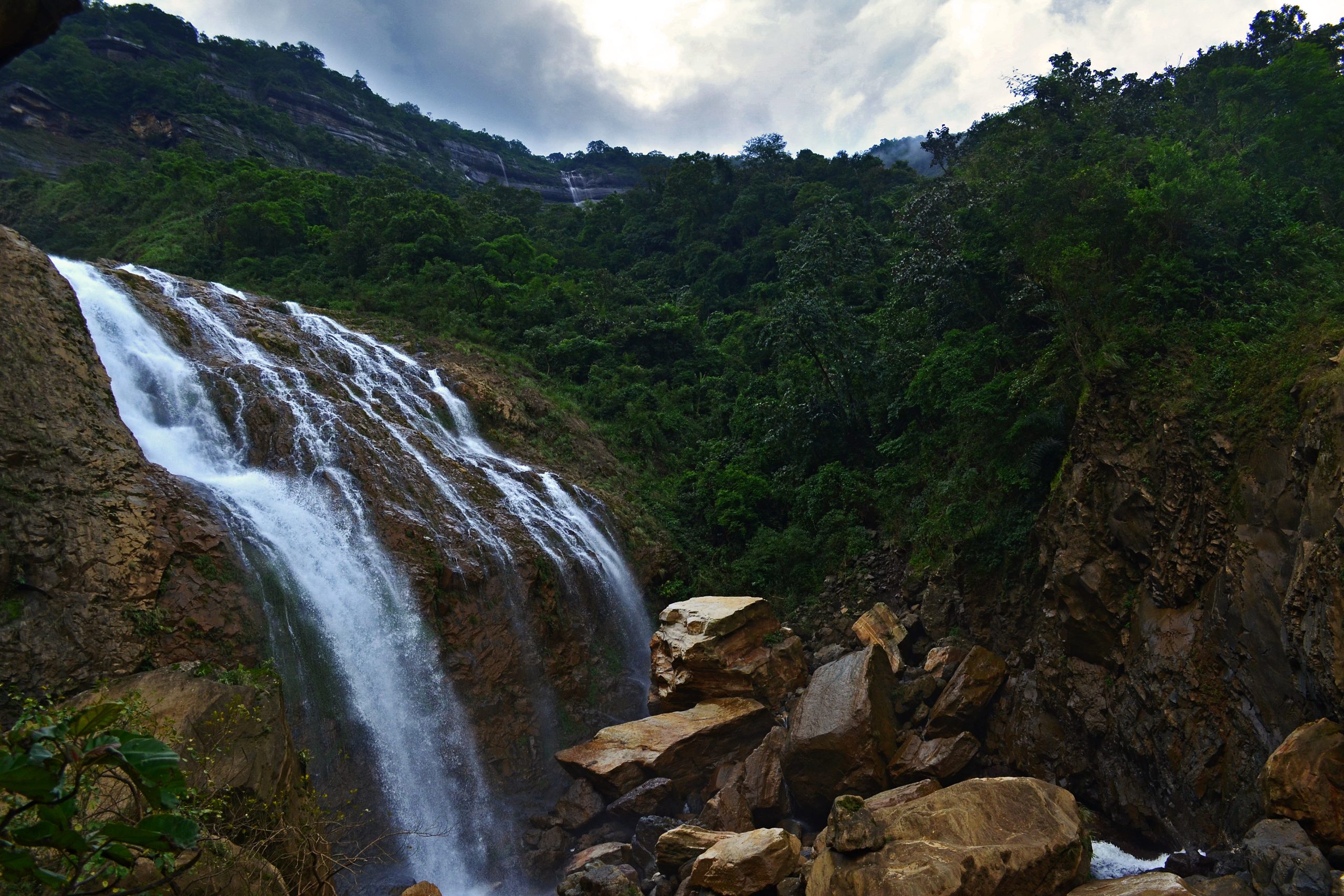 Kynrem falls in Meghalaya