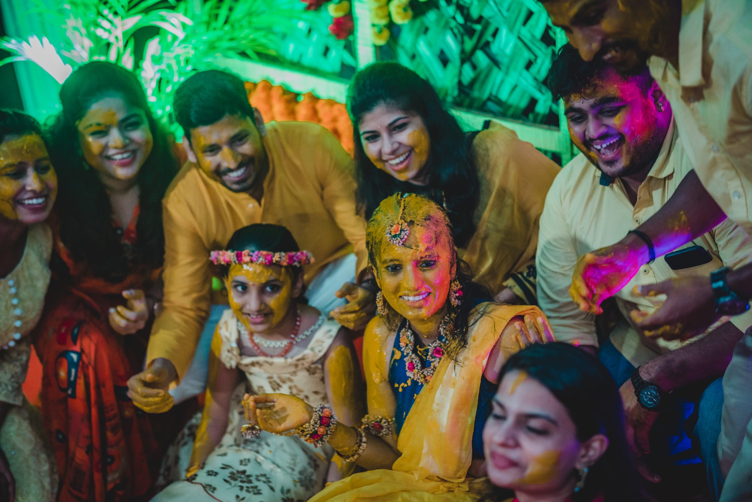 People during Indian wedding