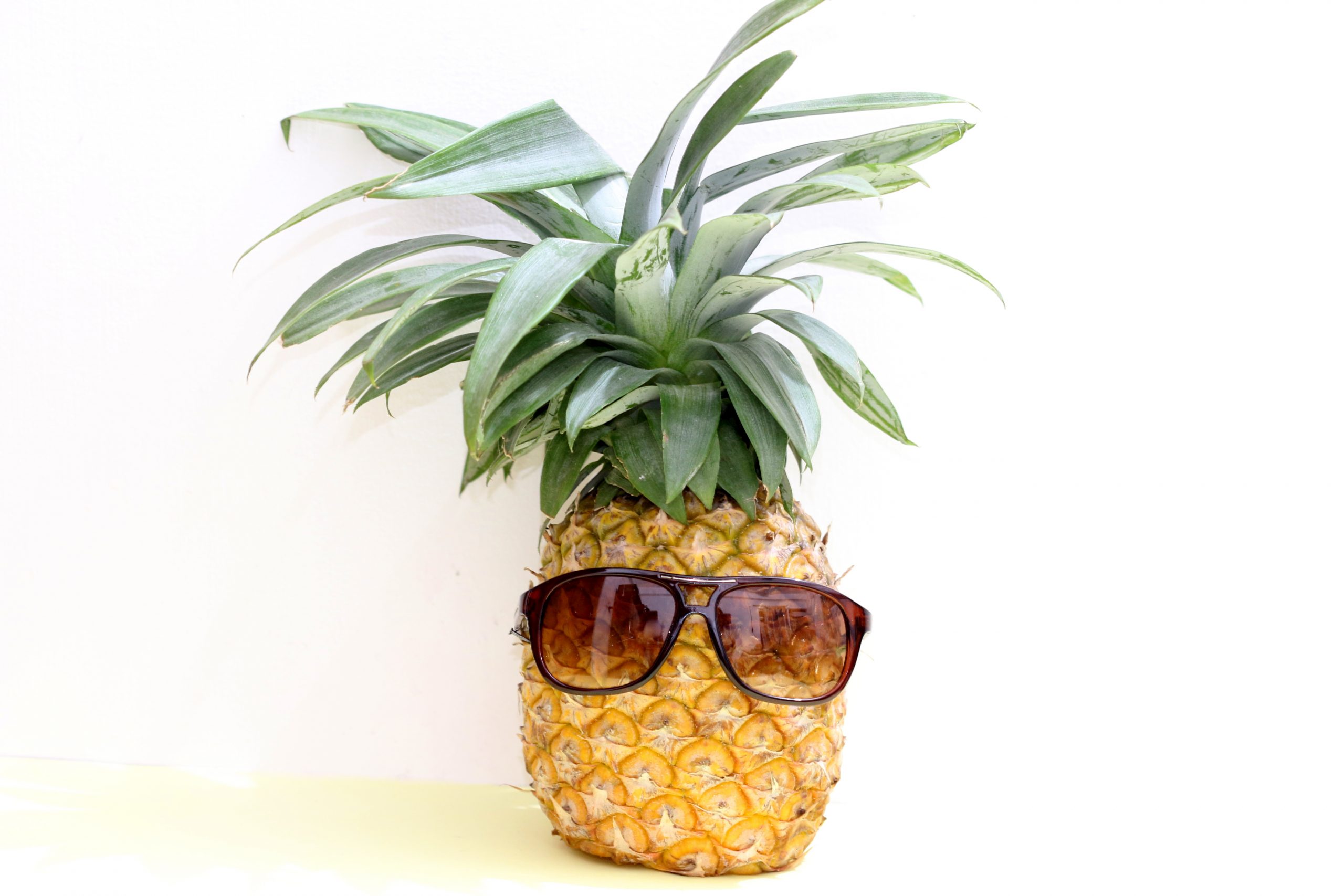 sunglasses on a pineapple