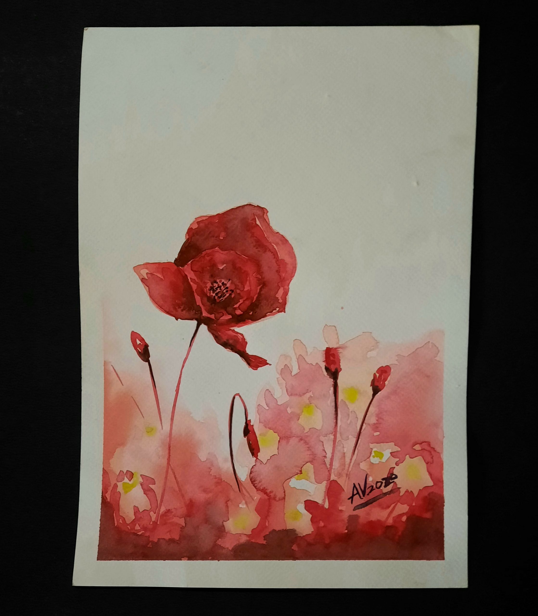 A rose painting