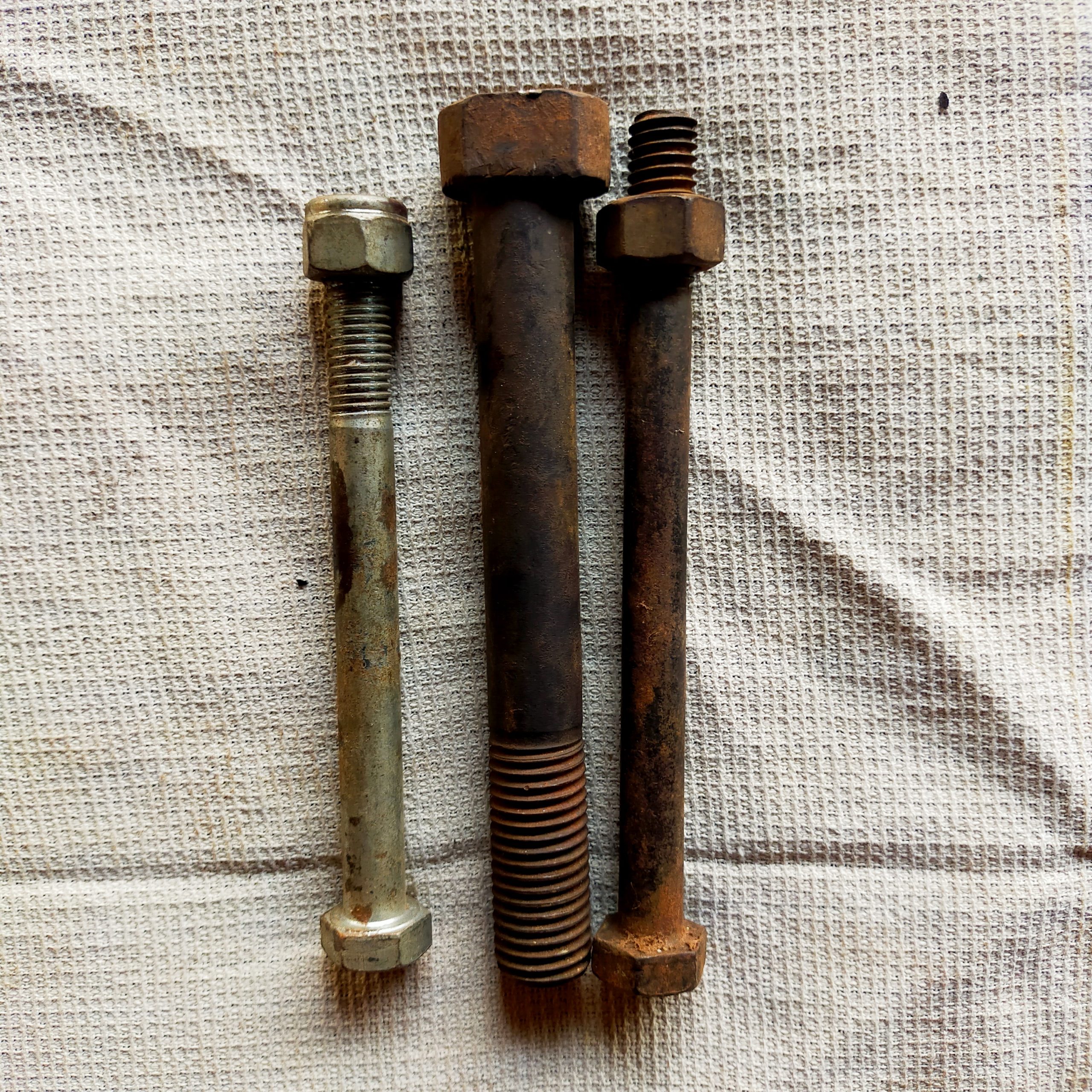 Rusted bolts