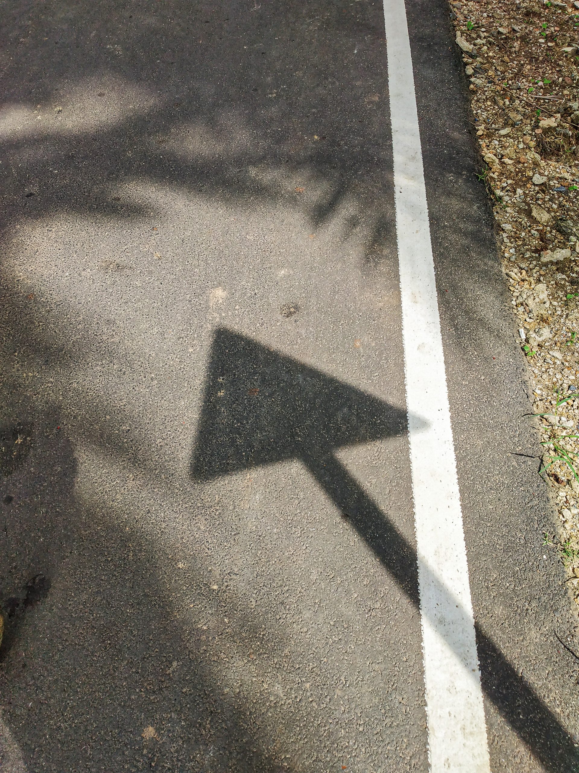 Shadow of an arrow