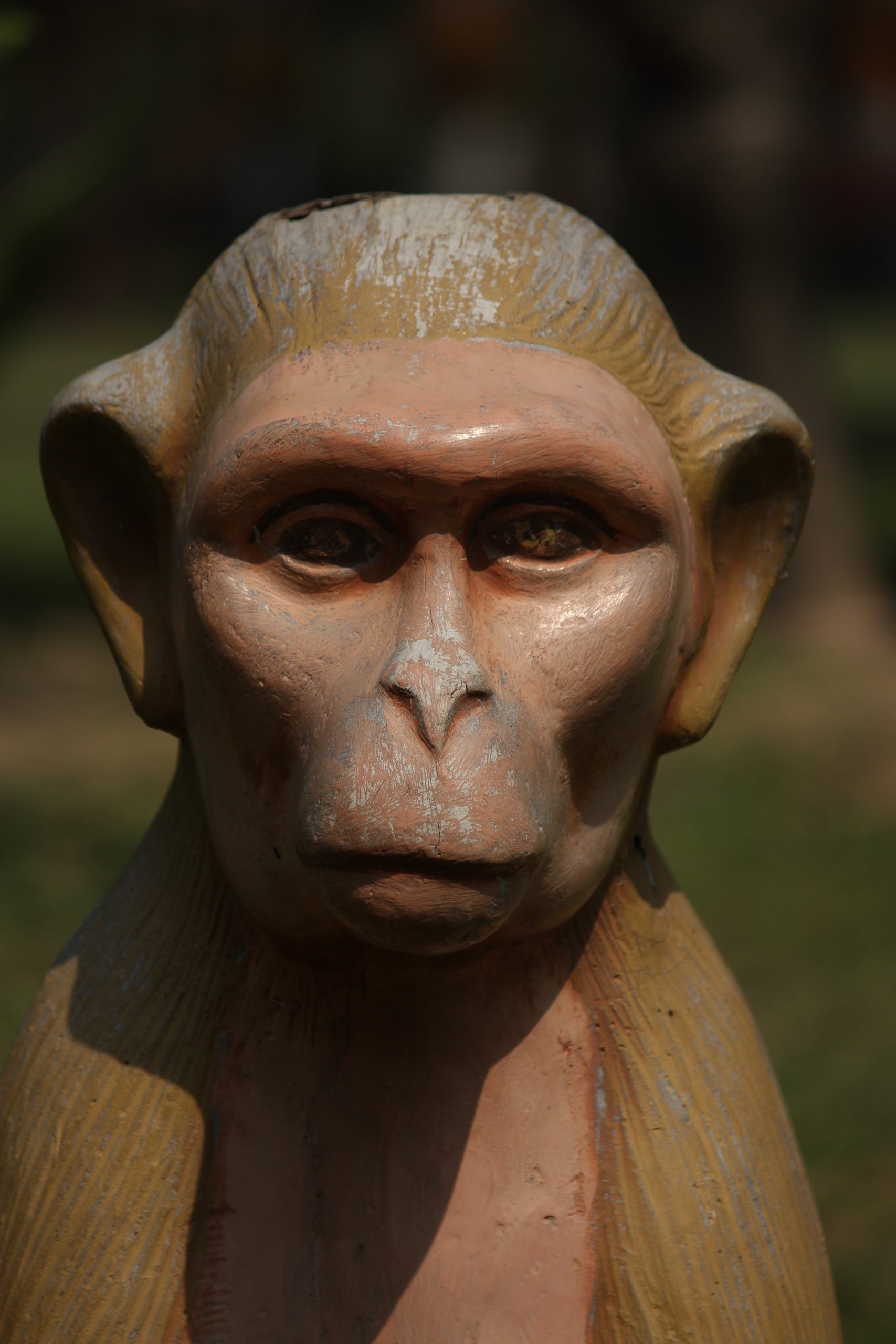 Monkey sculpture