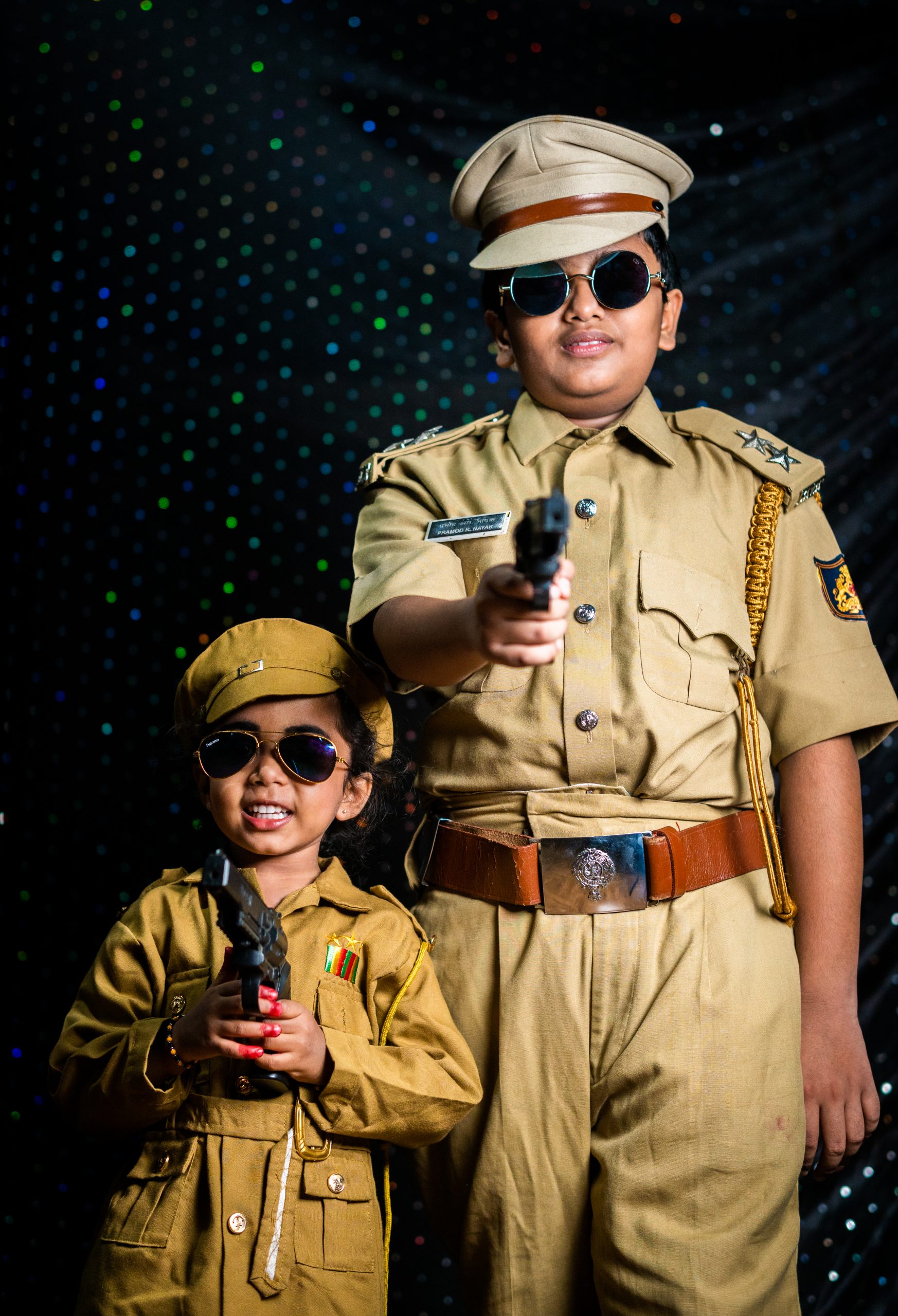 Kids in police makeover