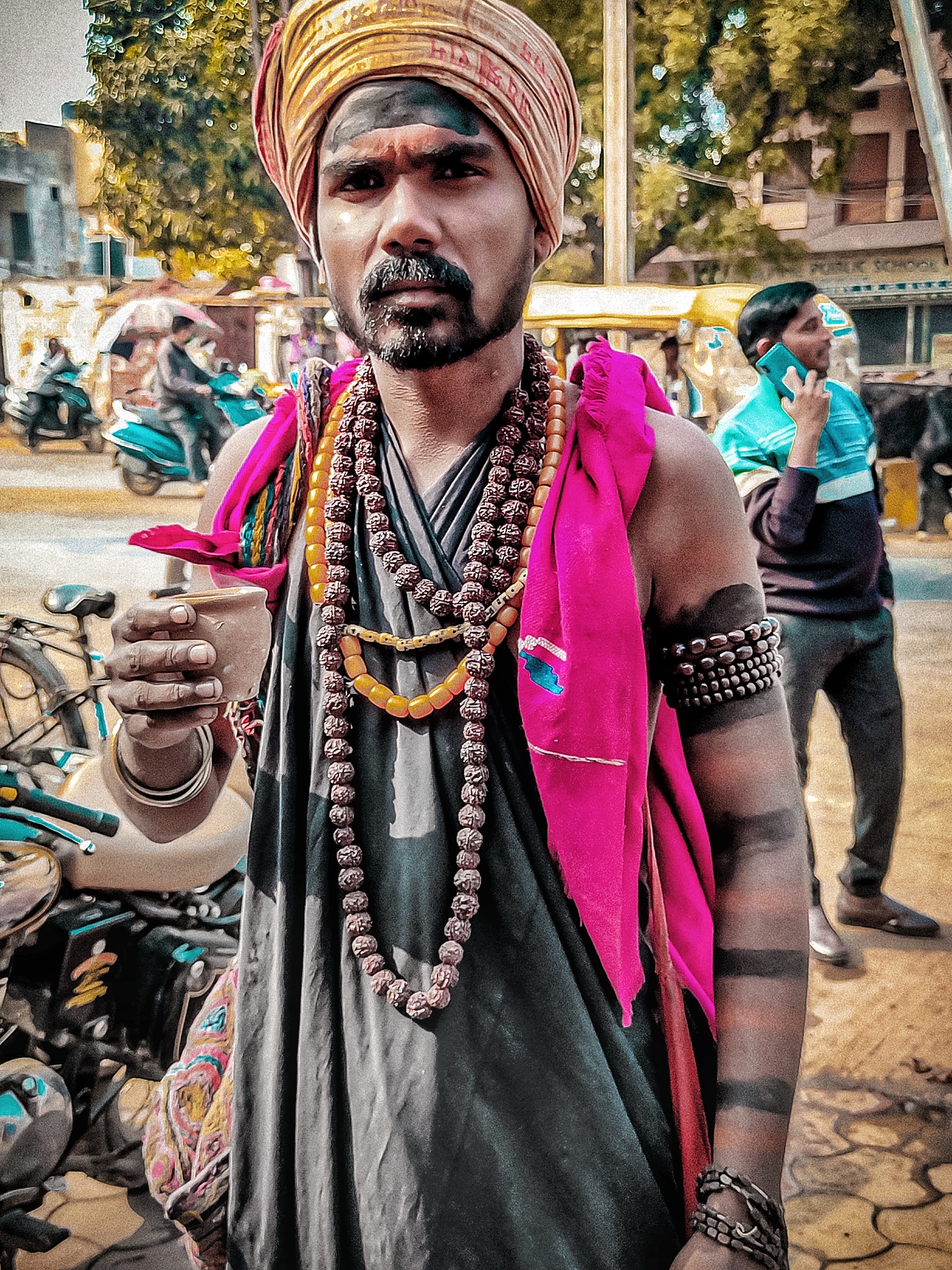 A Hindu monk