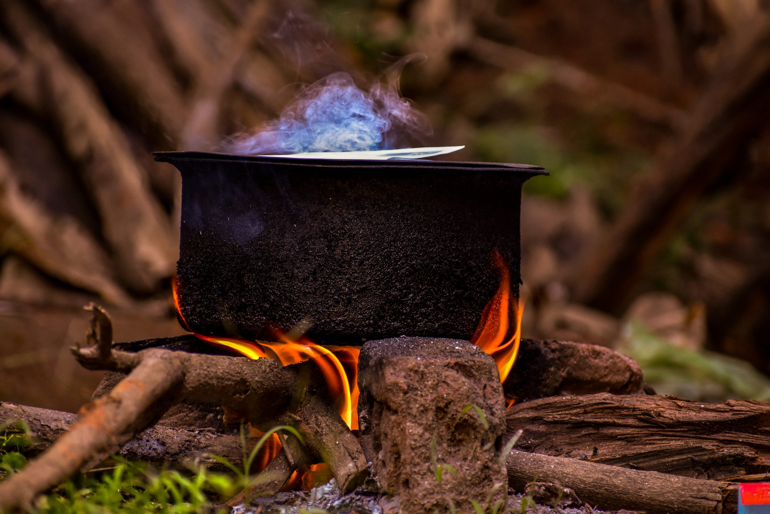 pot on a stove