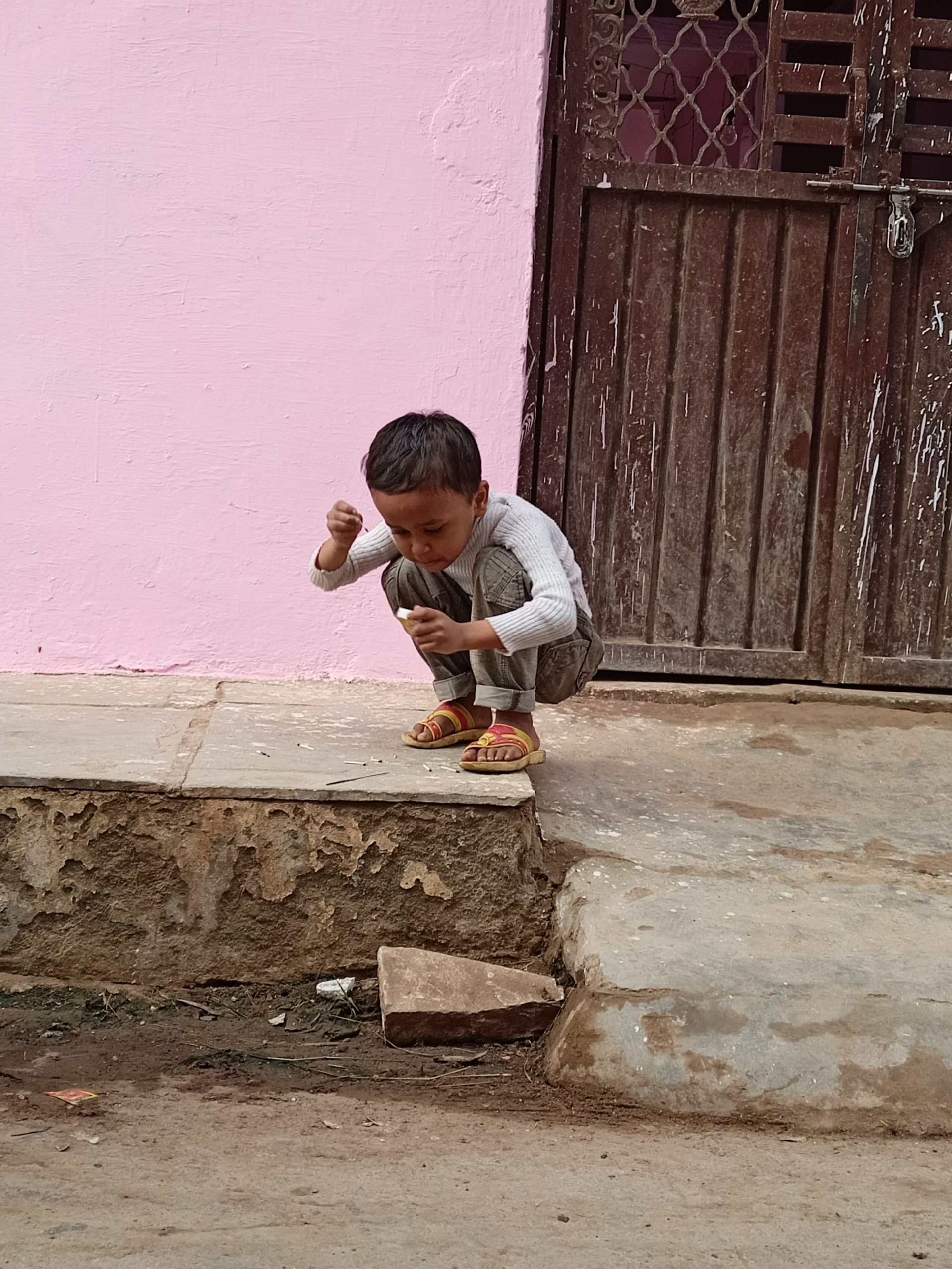 A child playing