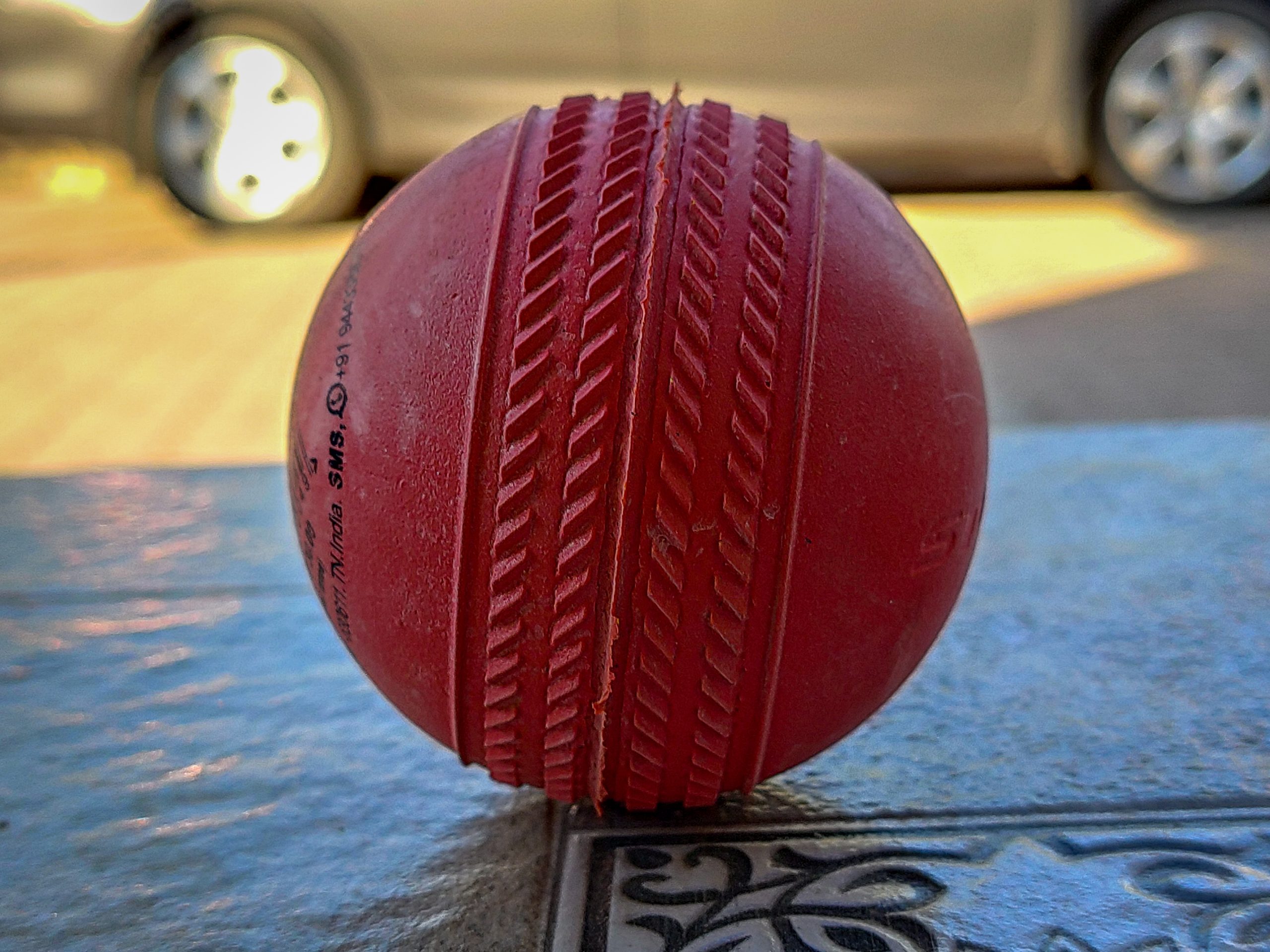A cricket ball