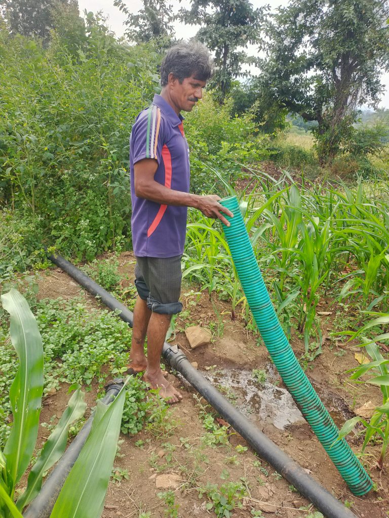 A farmer with water pipes PixaHive