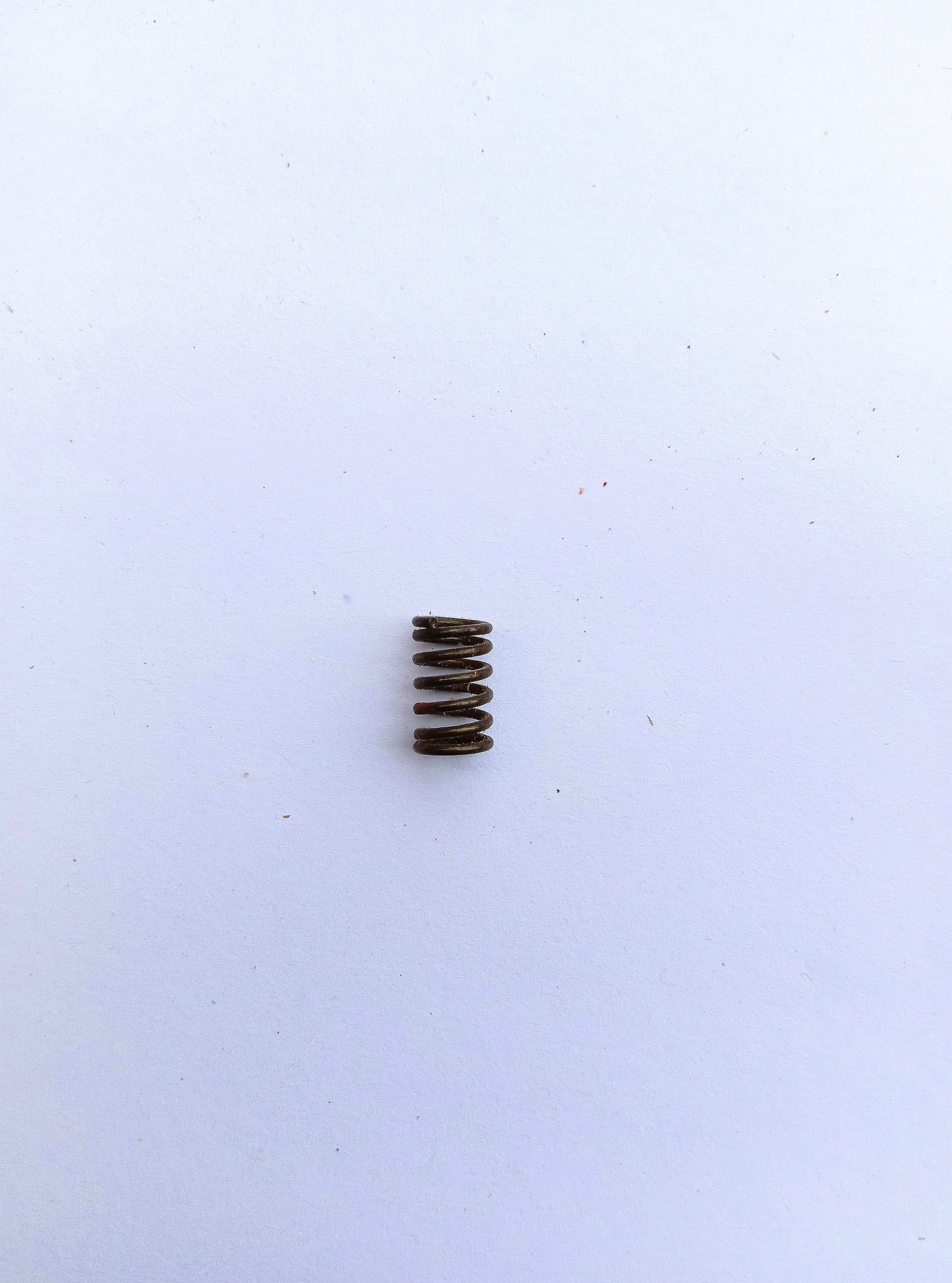 A small helical spring