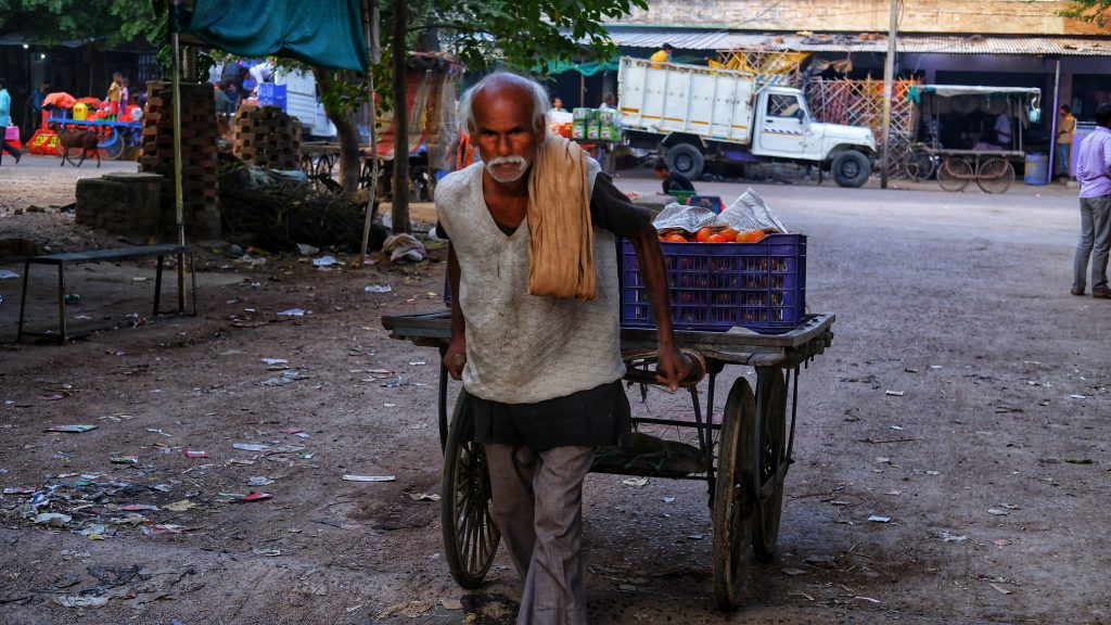 An old man pulling a cart PixaHive