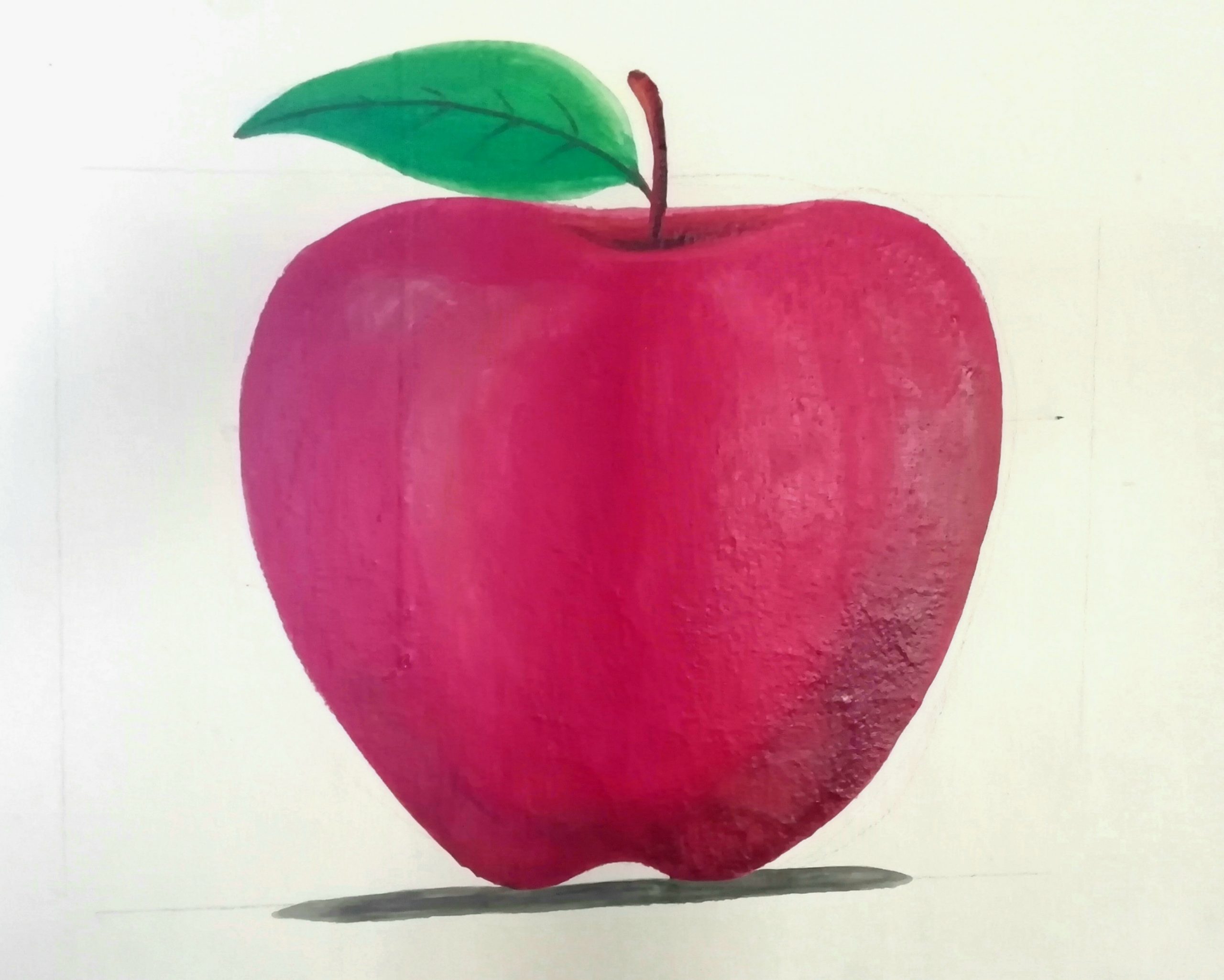 Apple painting