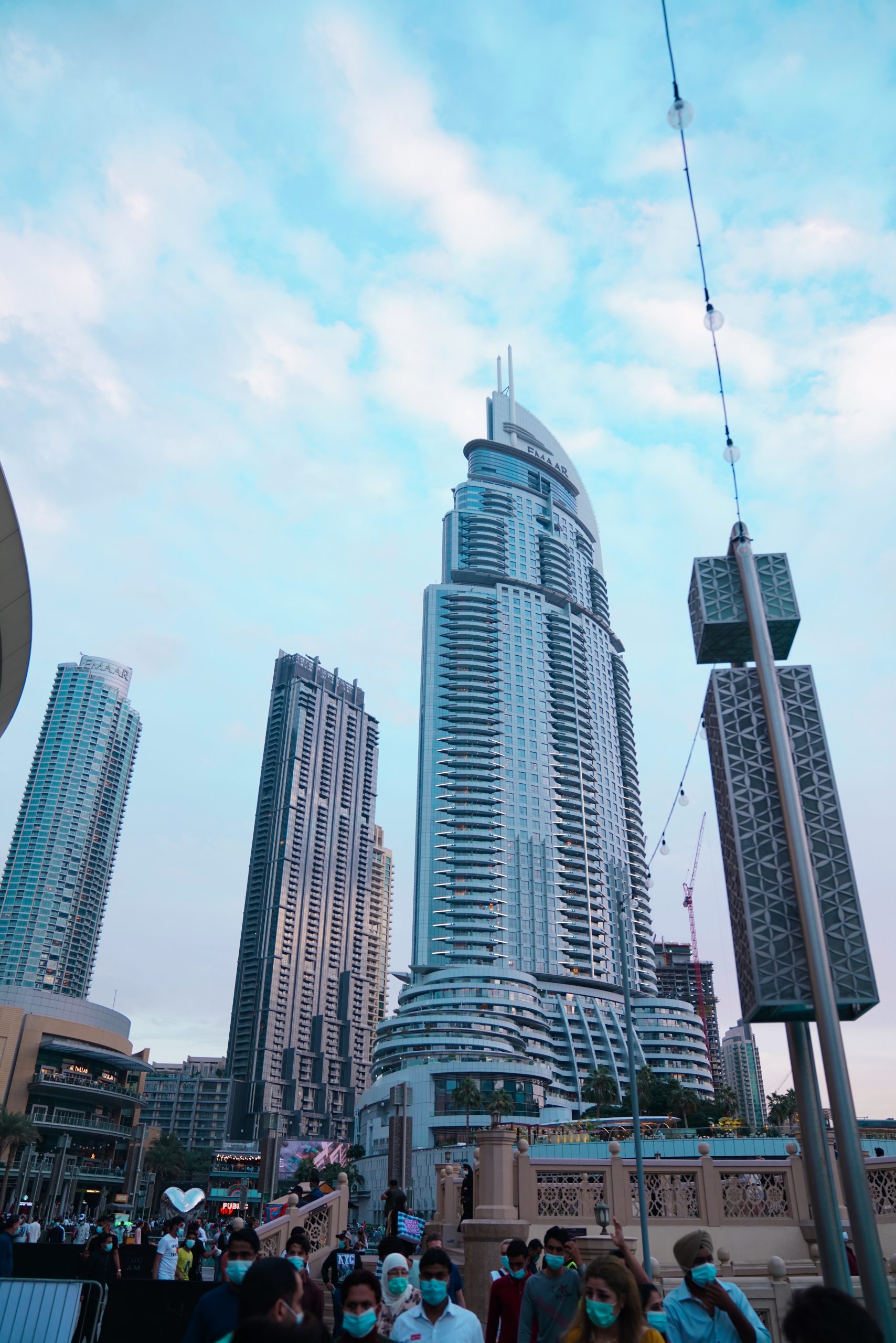 Building towers in Dubai