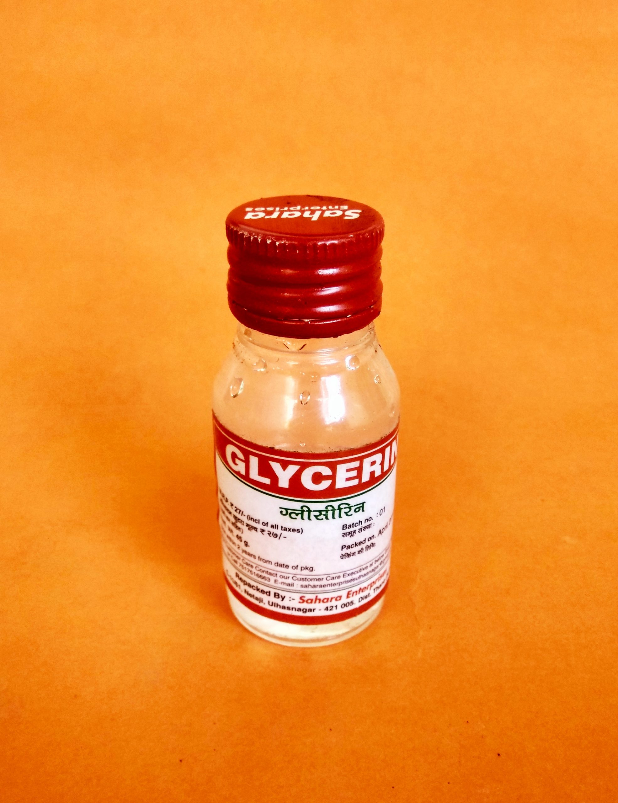 glycerine bottle