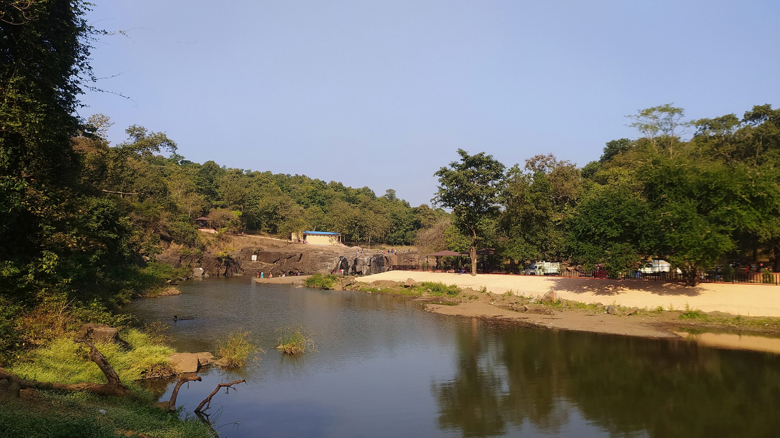 Nature landscape of the river