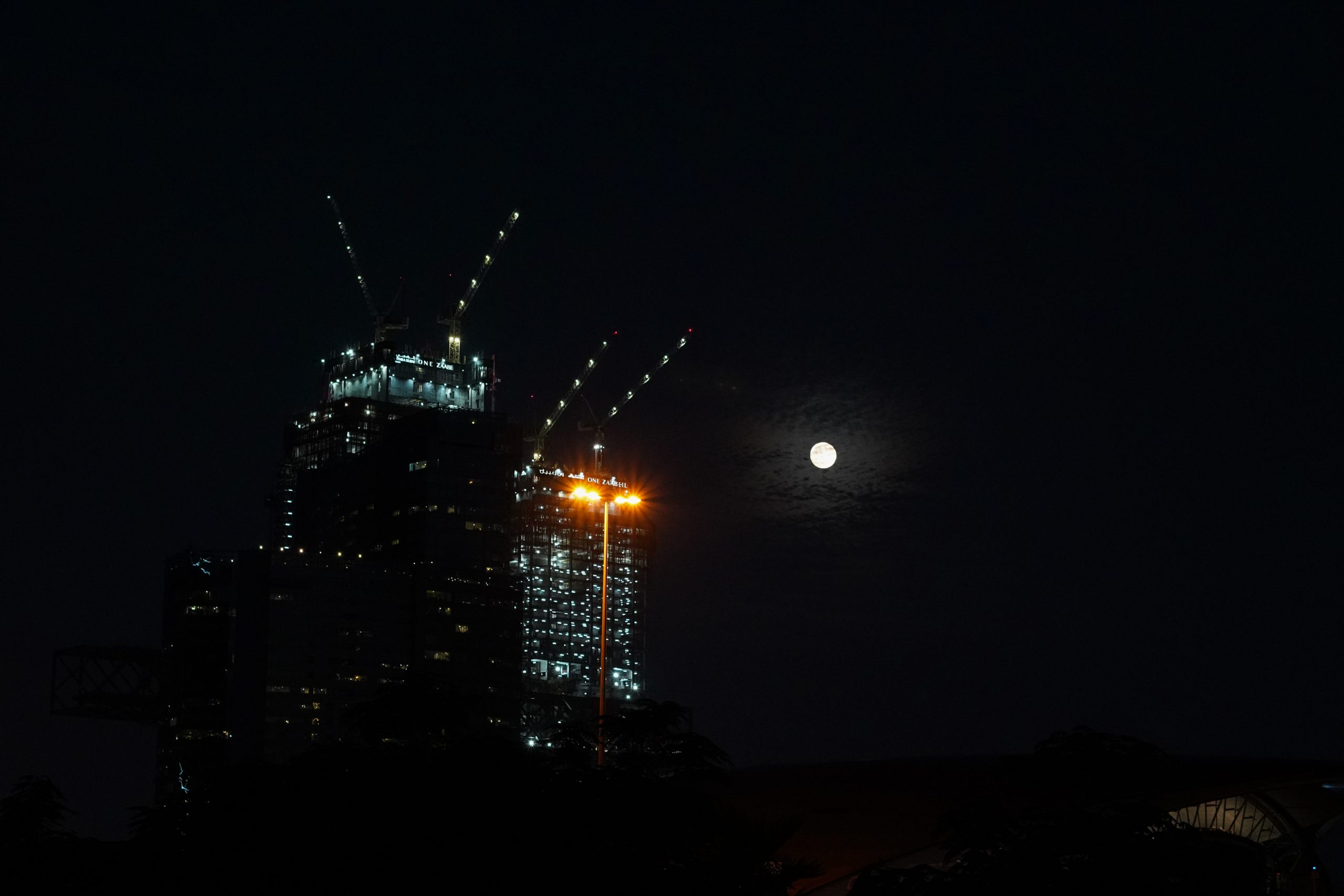 Night view from Dubai