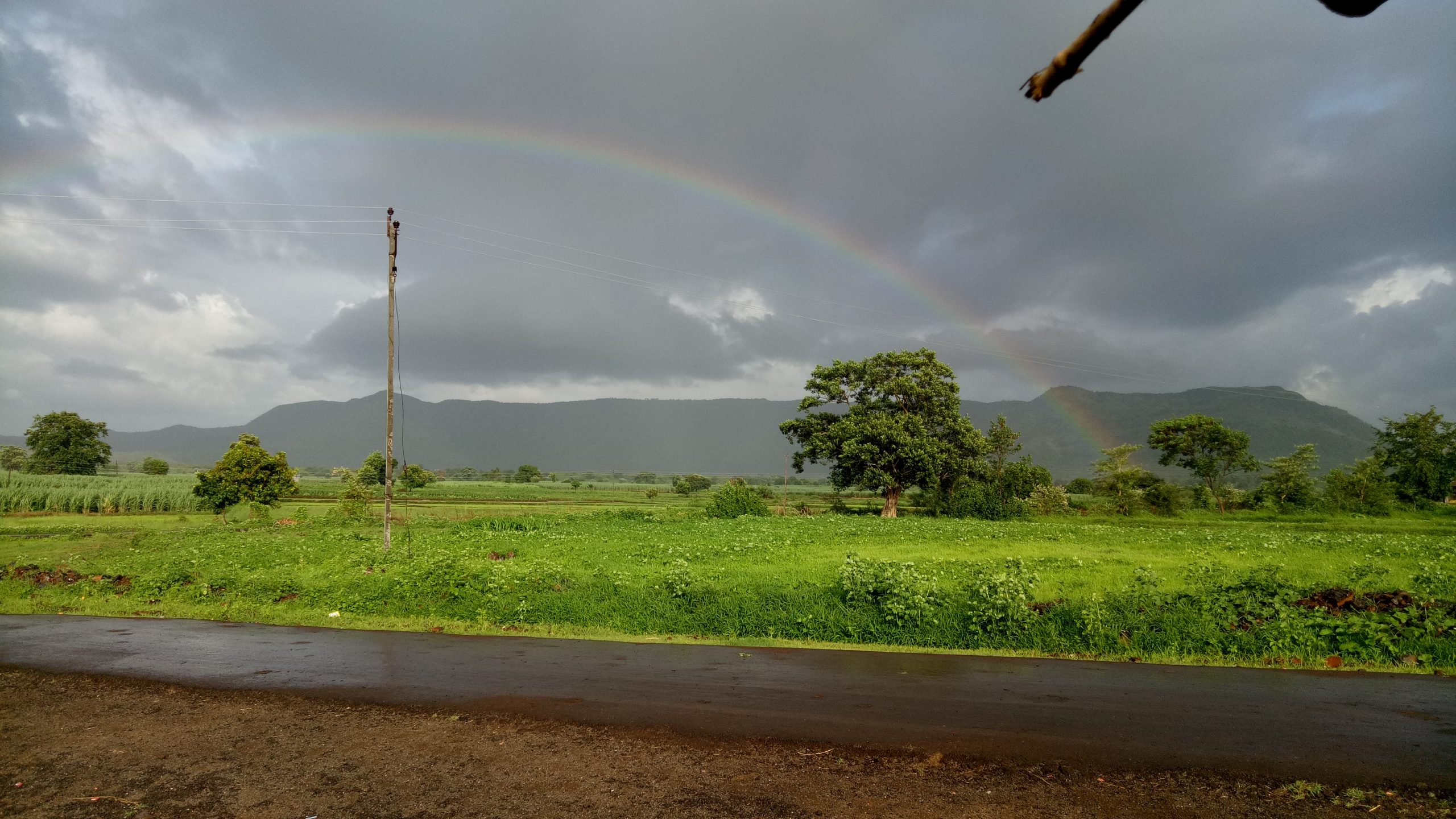 rainbow in the sky