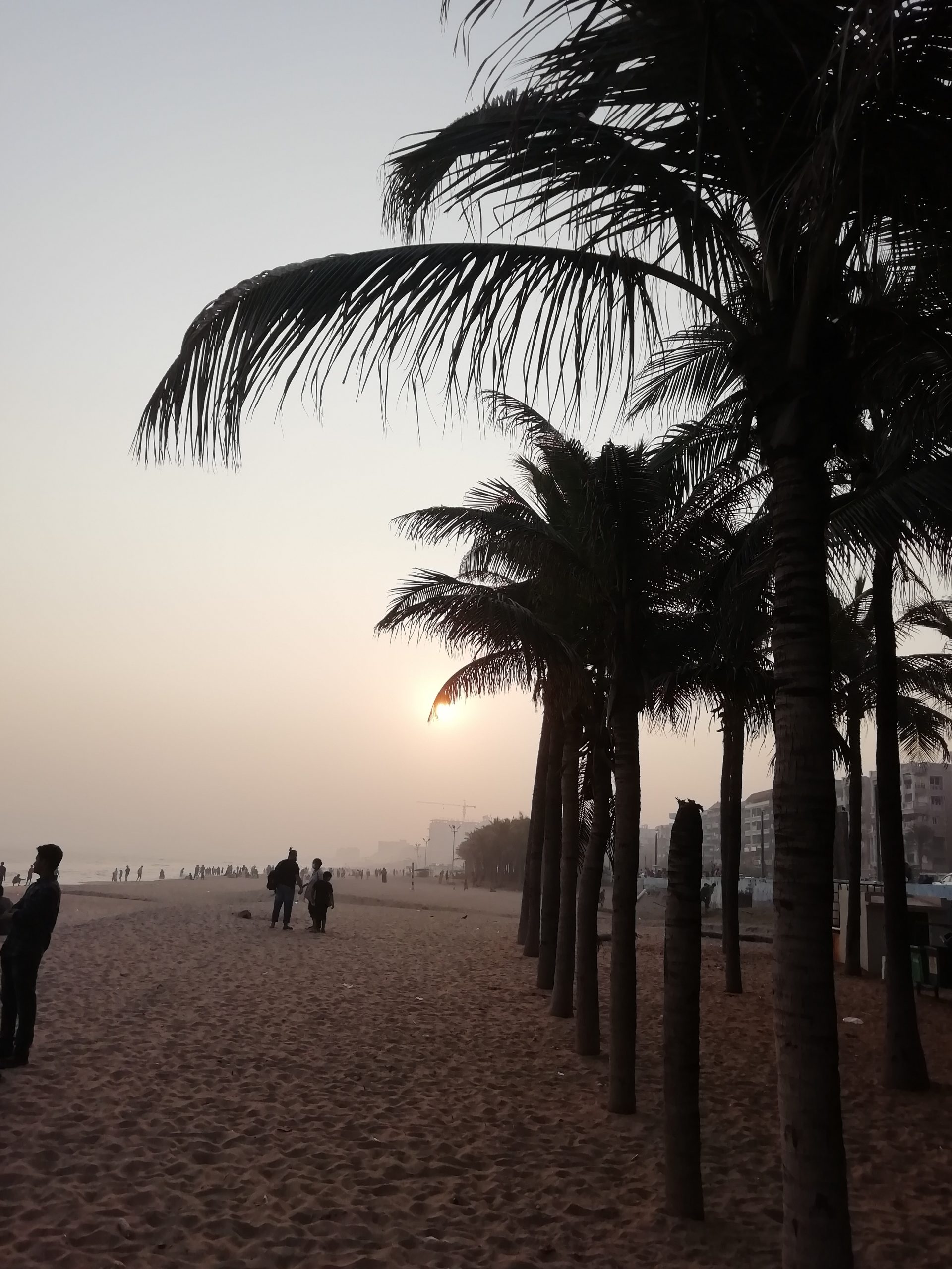 Sunset at Ramakrishna beach