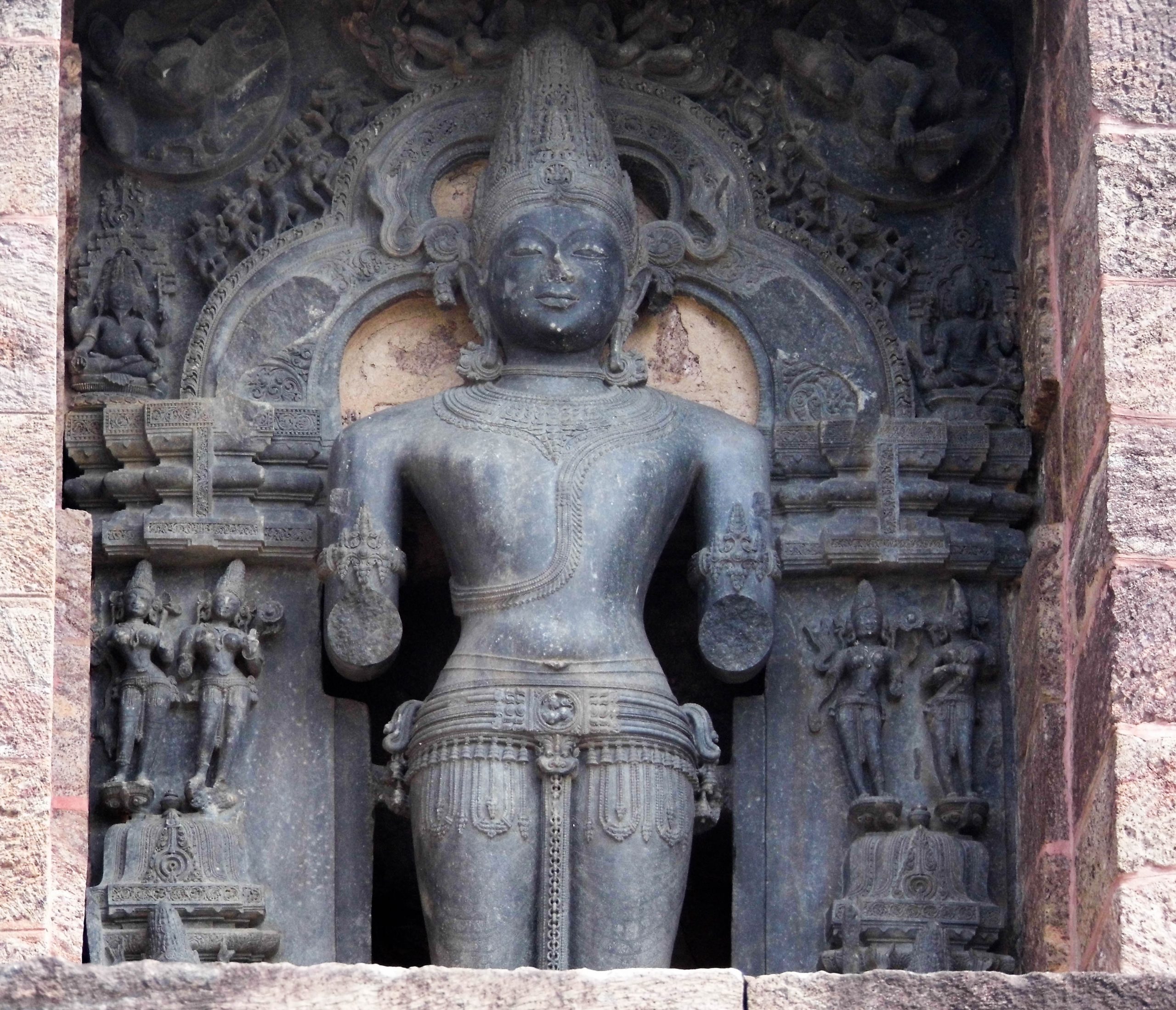 A statue at Konark sun temple in Odisha
