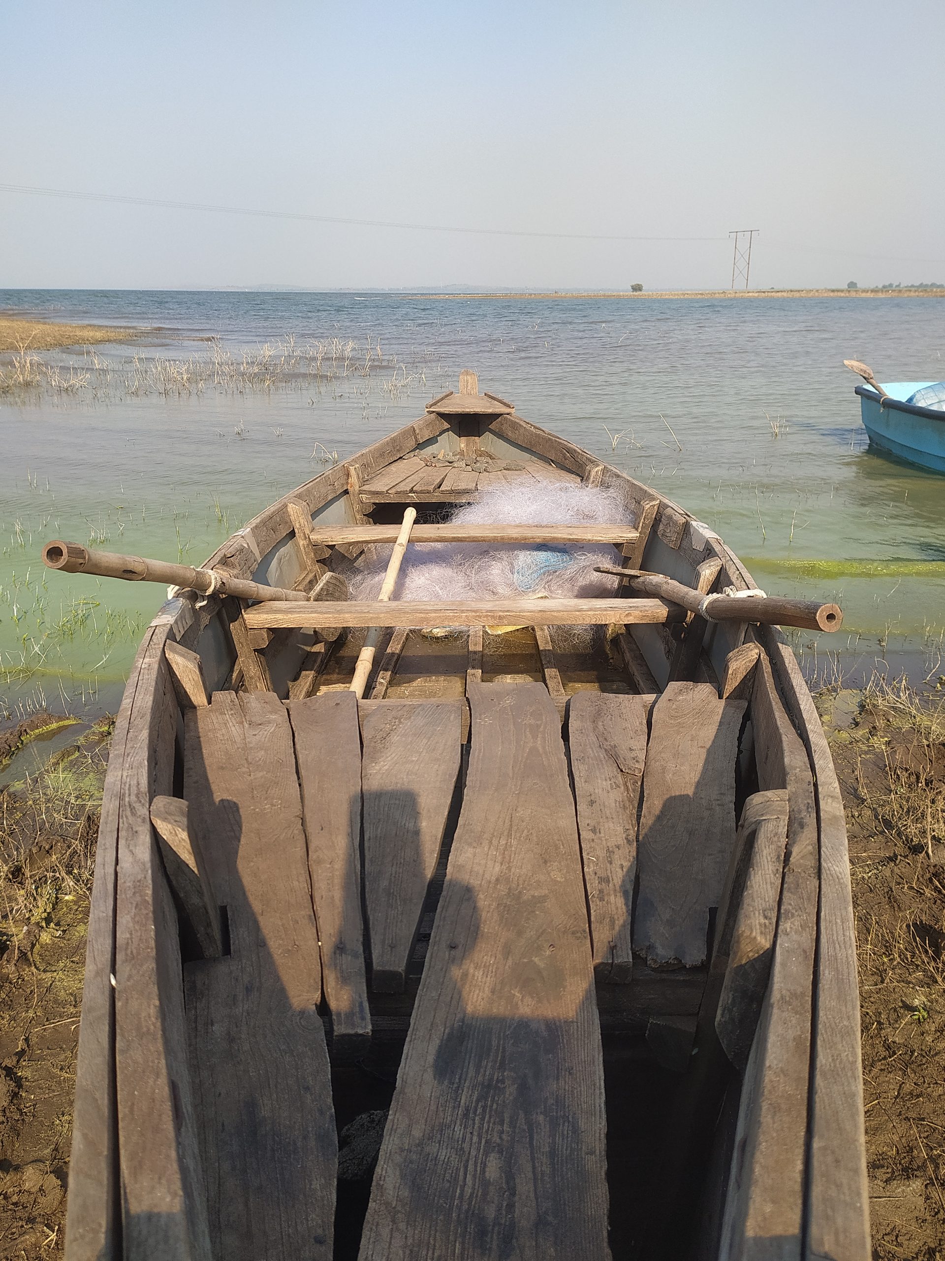 view of beach on from boat