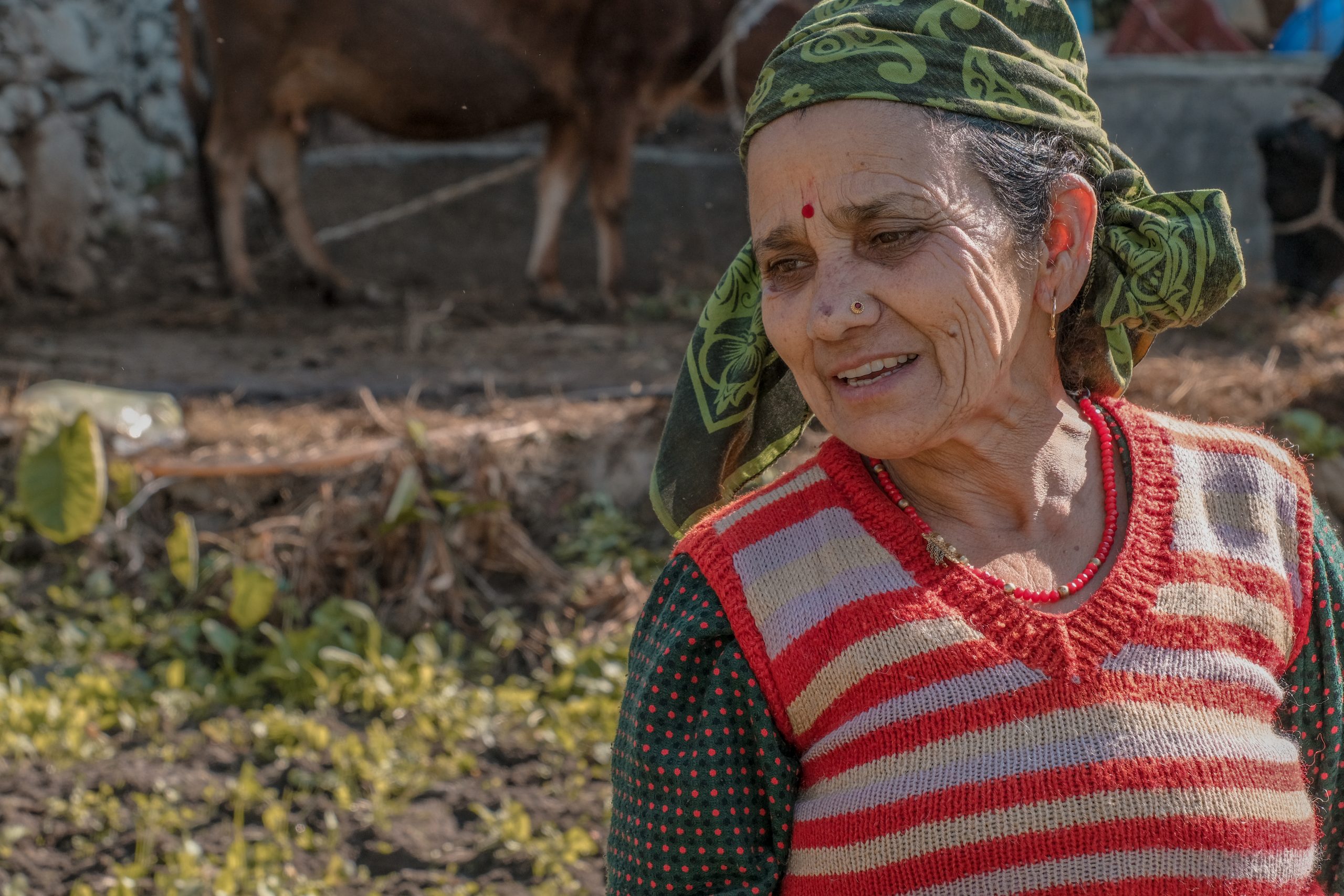 Indian female farmer