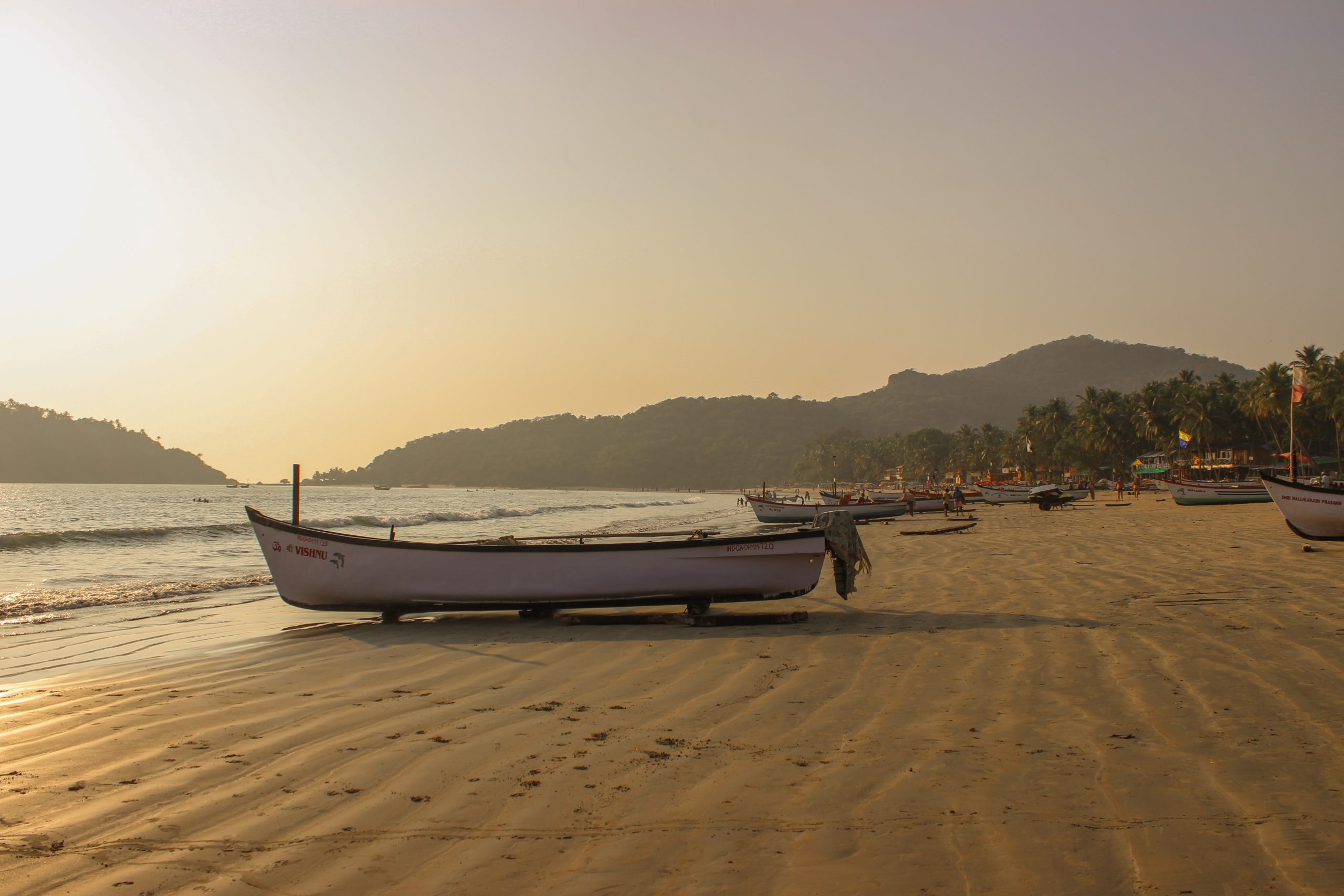 A boat at a beach