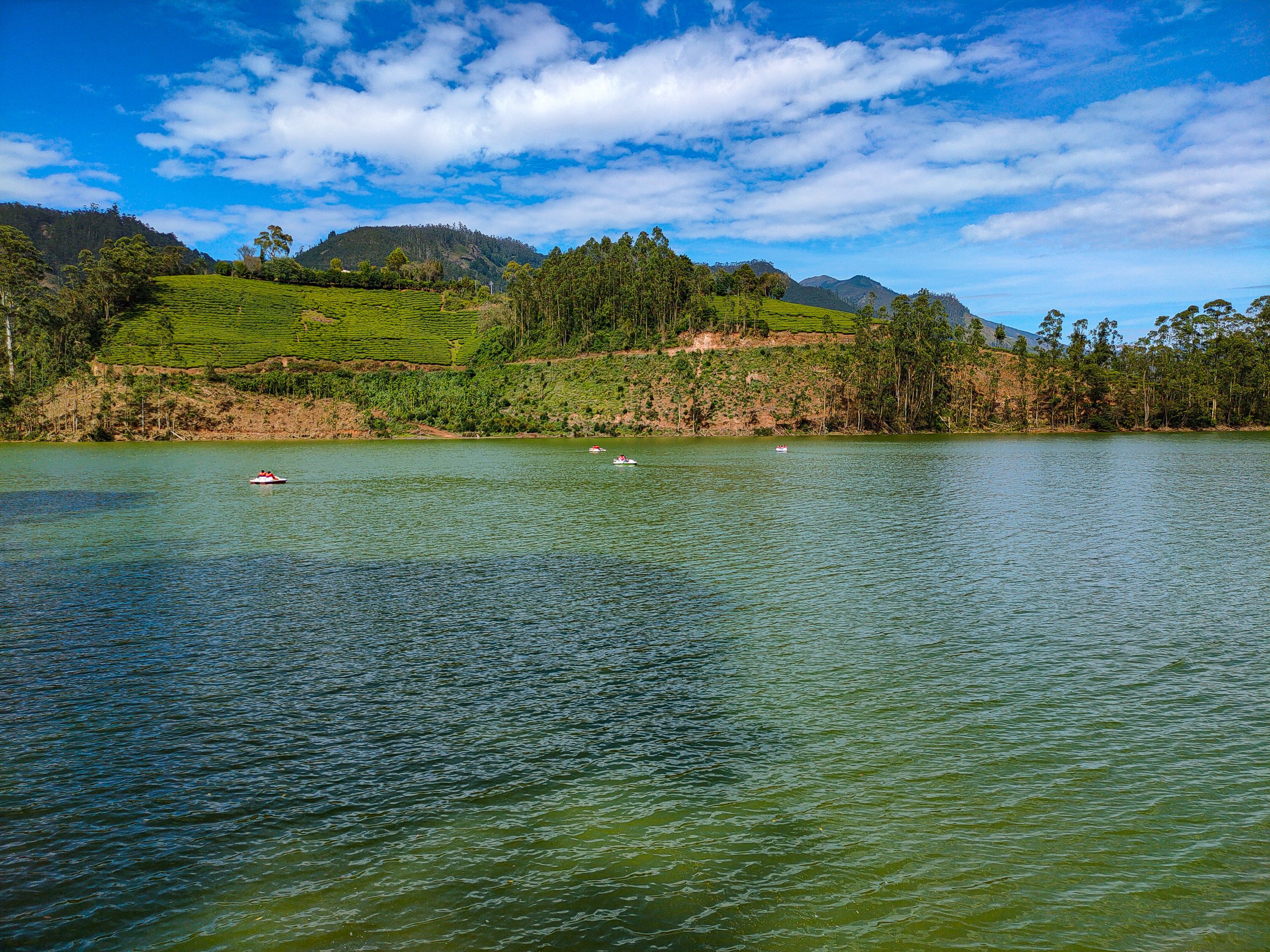 A lake in Munnar hills station in Kerala