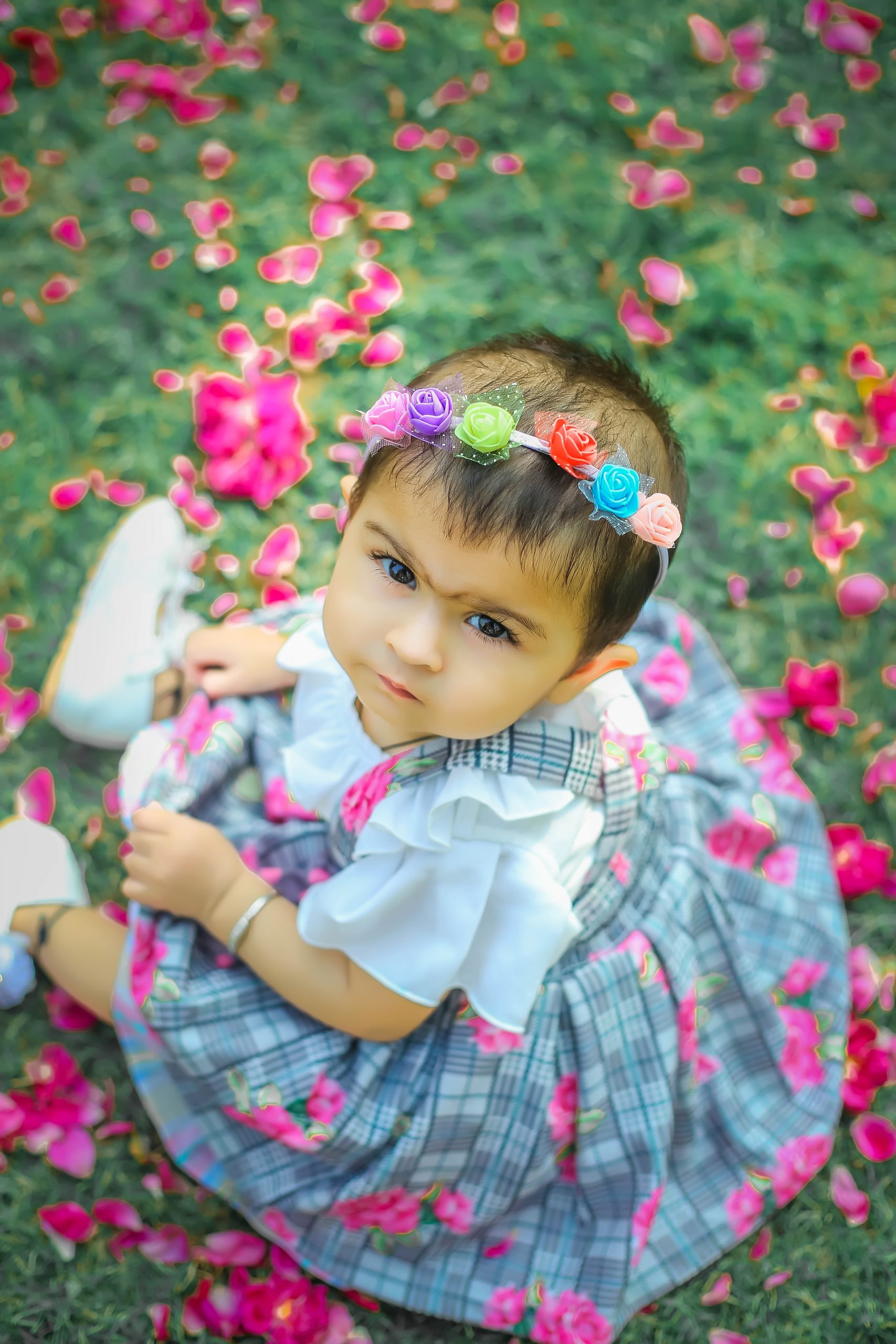 Baby in the garden