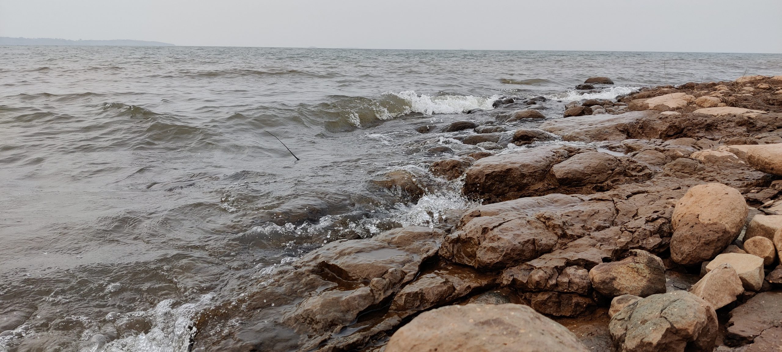 sea waves on rocks