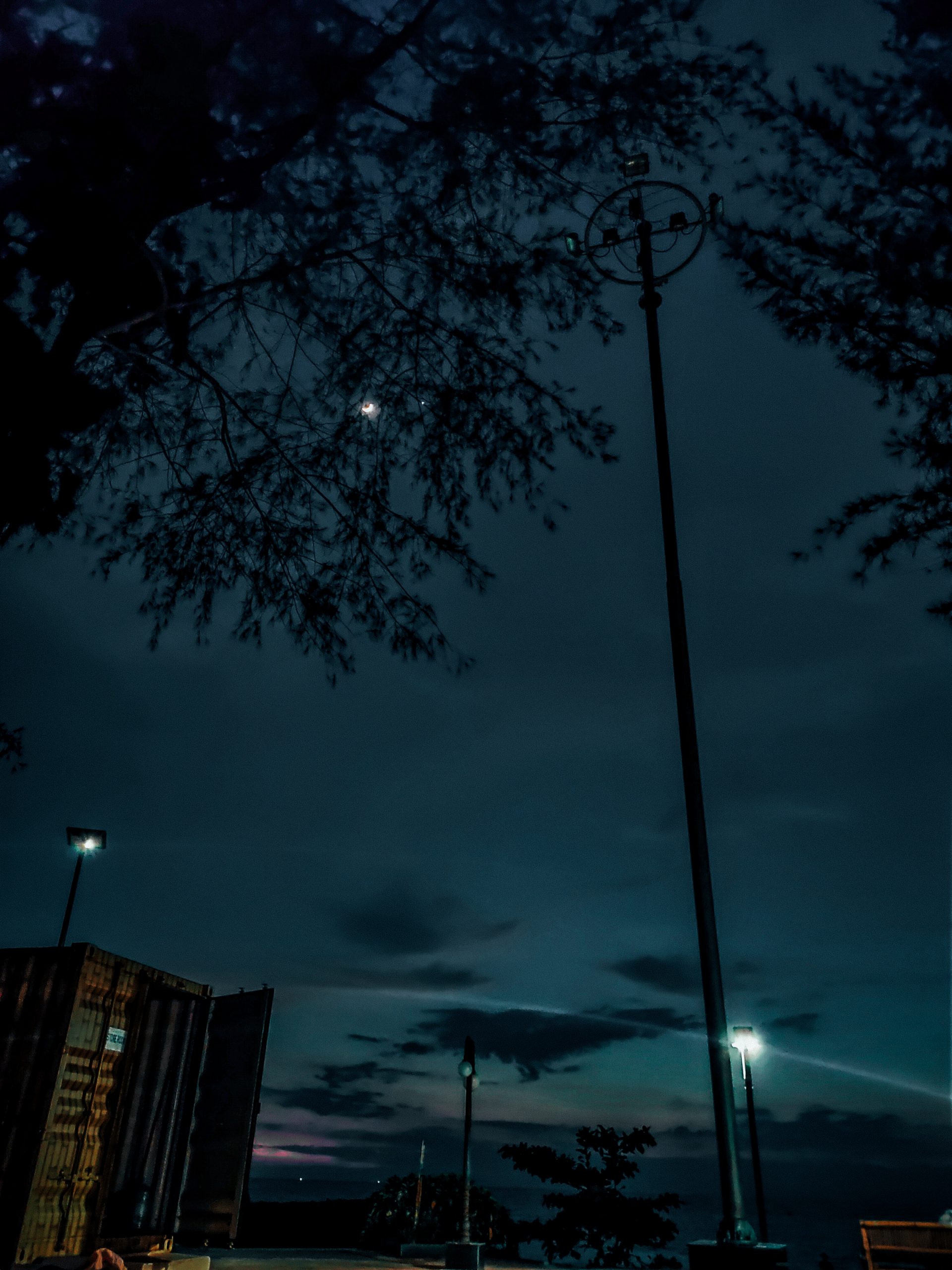 sky during night