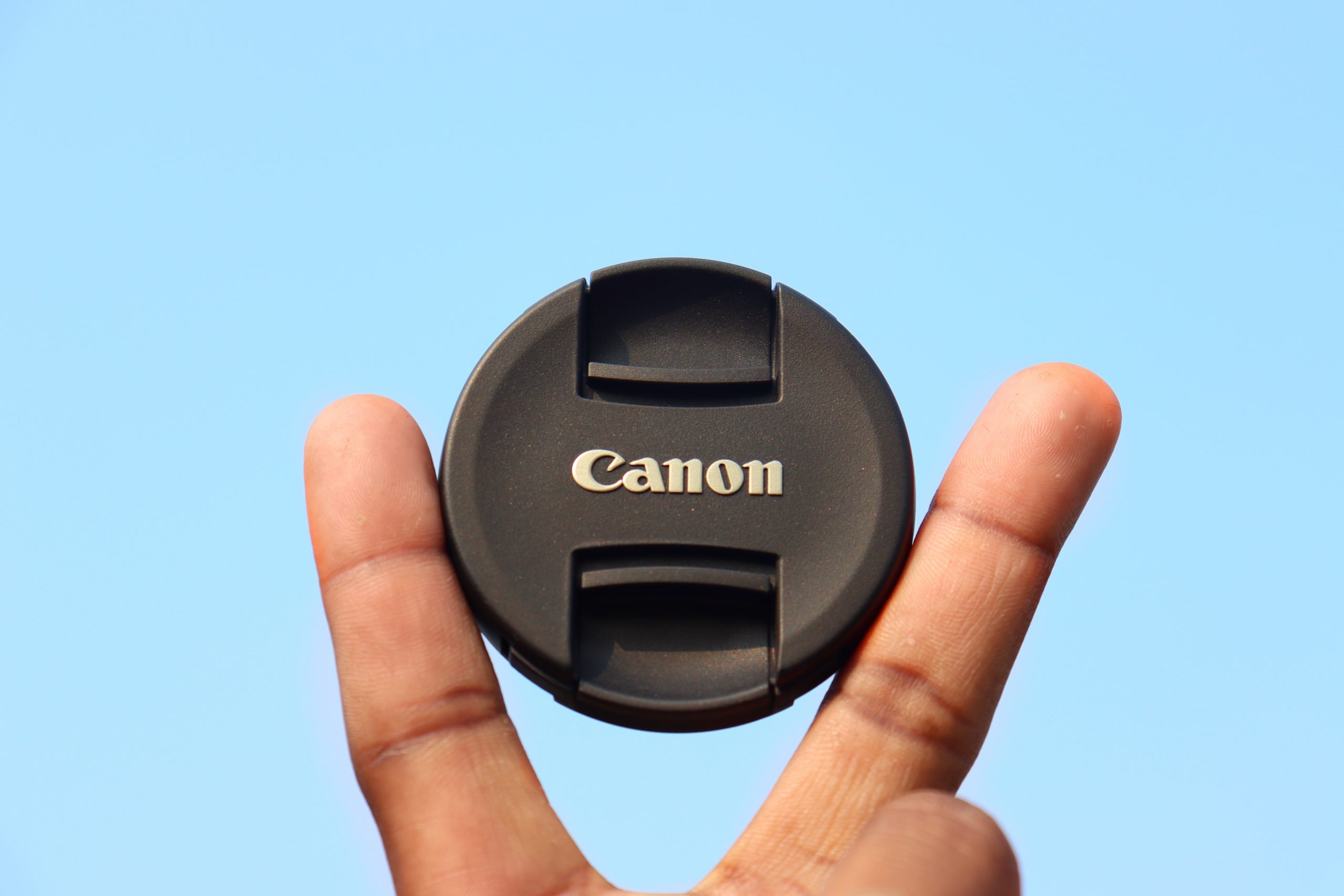 Canon camera lens cap