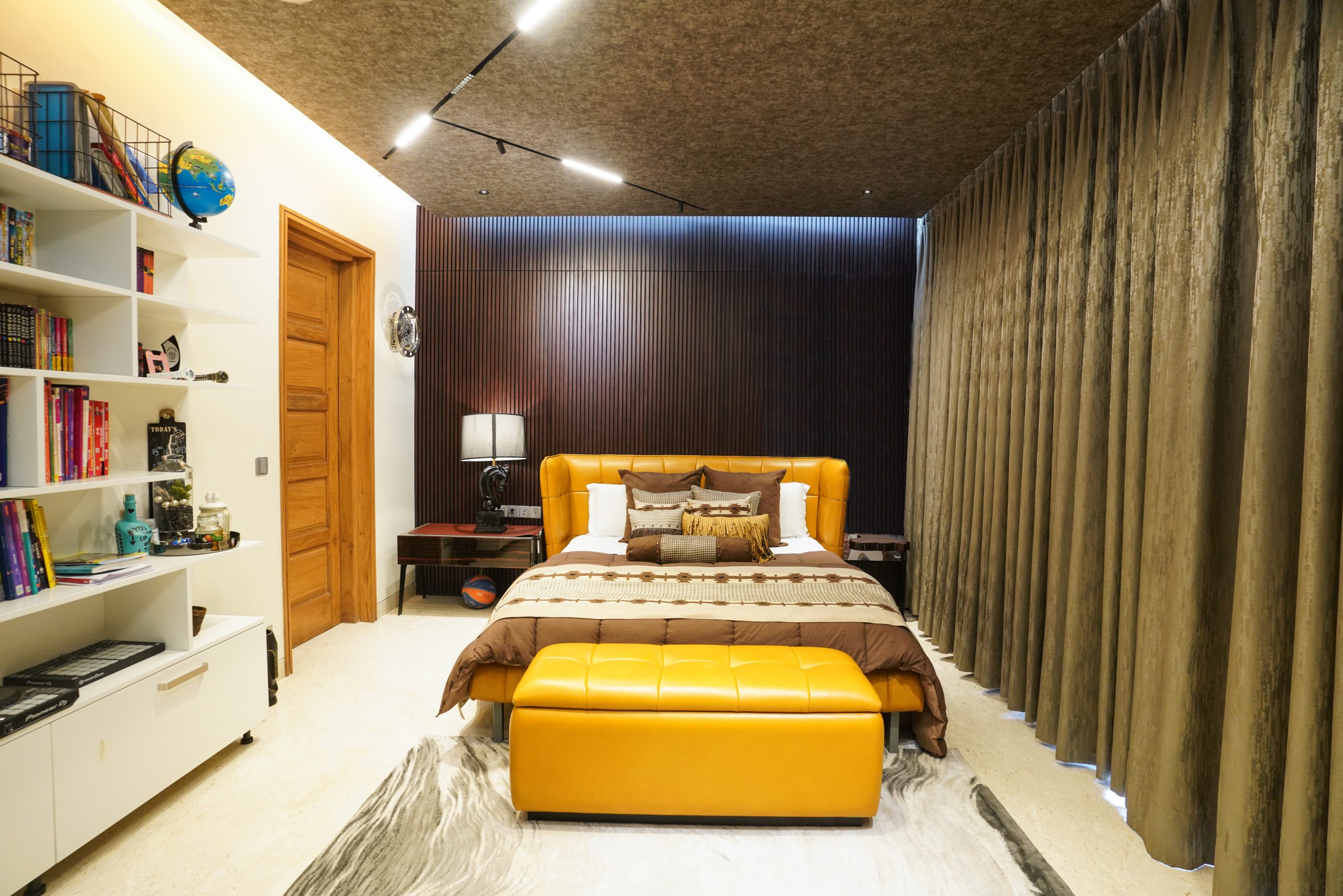 Interior designing of a bedroom
